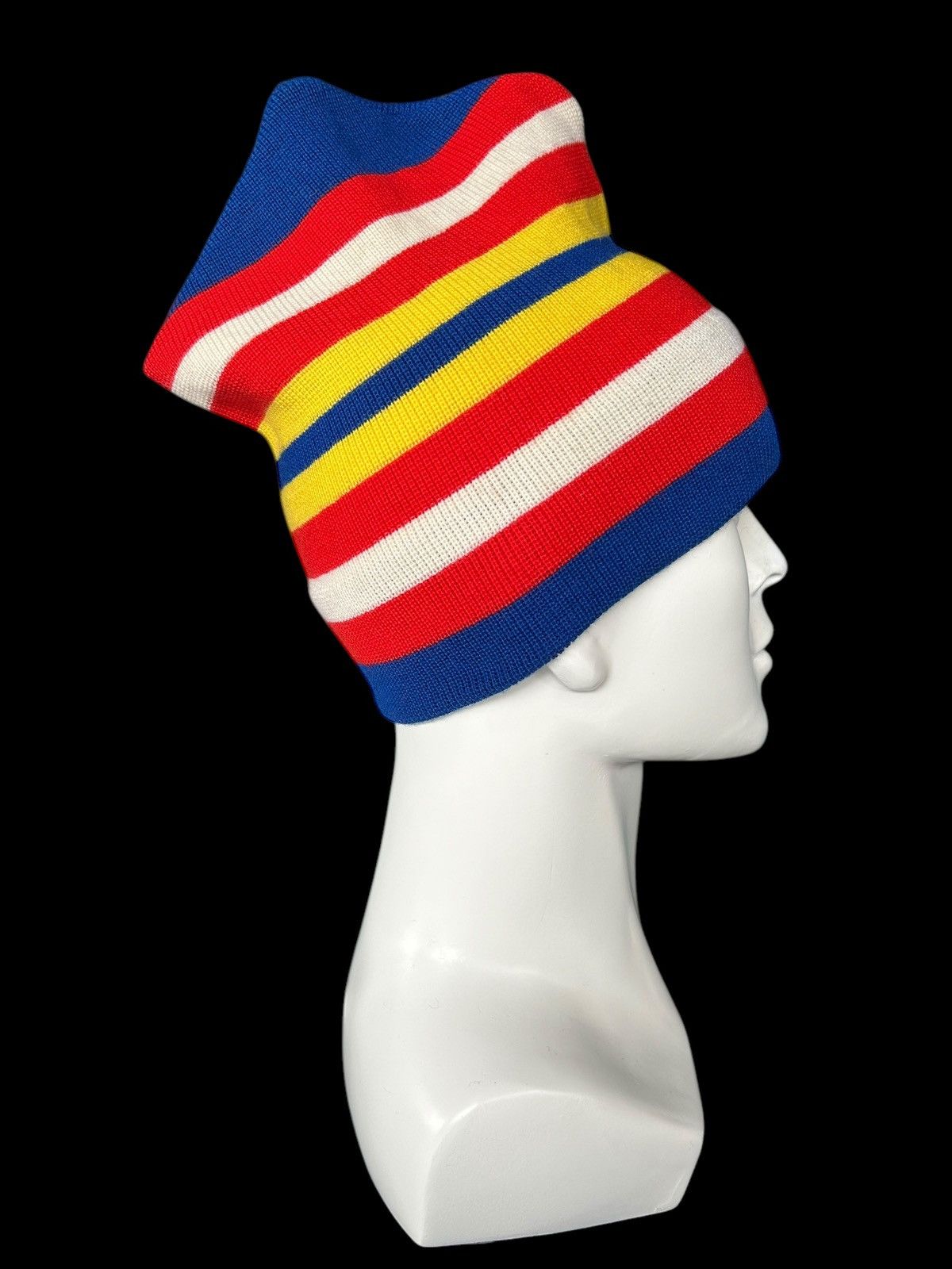 Japanese Brand × Kapital × Vintage Mohawk Japanese Knitted Style Beanie Hats Rare☠️☠️ Size ONE SIZE - 2 Thumbnail