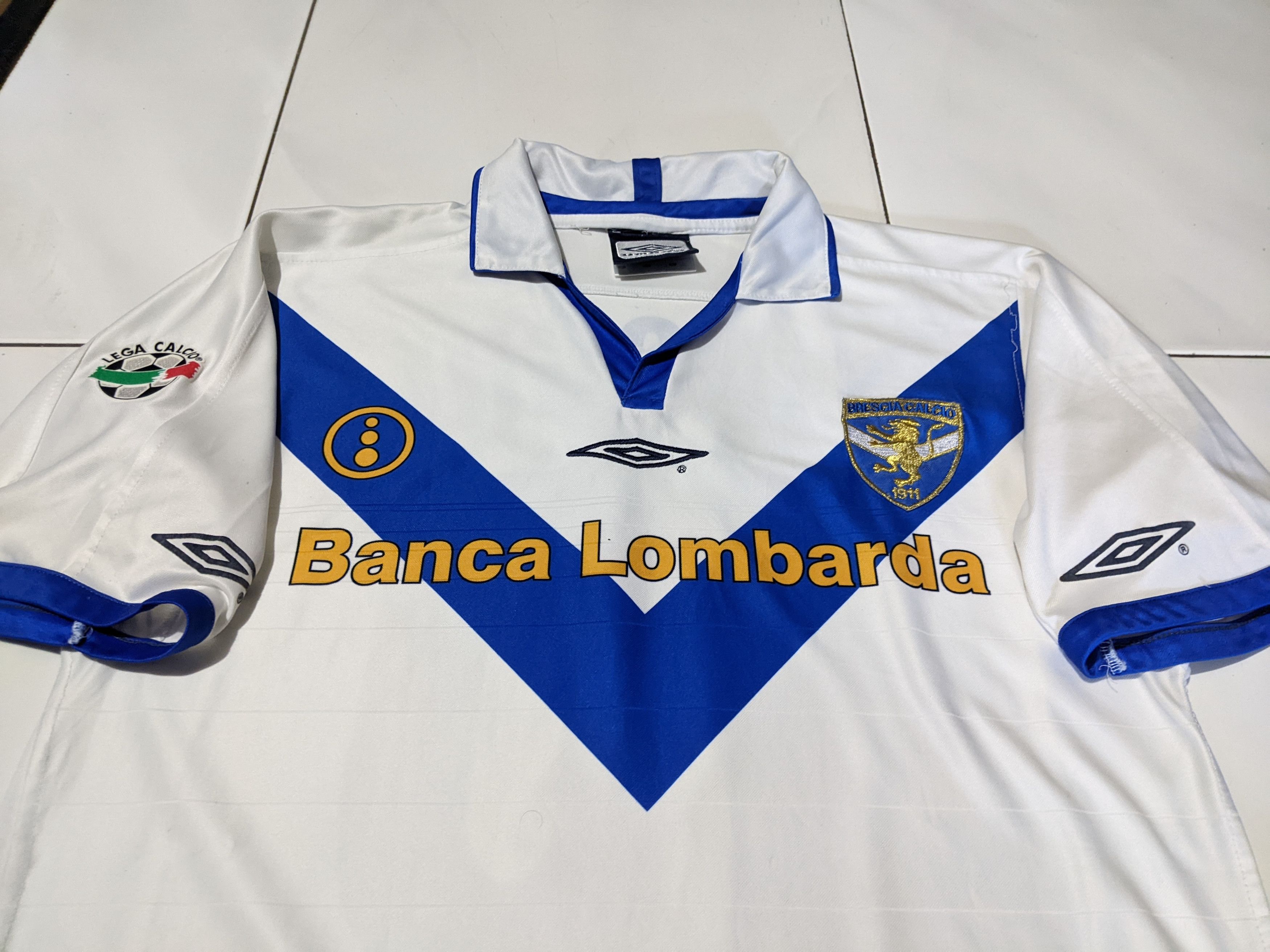 Umbro Brescia 2003-2004 Away Jersey Roberto Baggio 10 Size US L / EU 52-54 / 3 - 4 Thumbnail