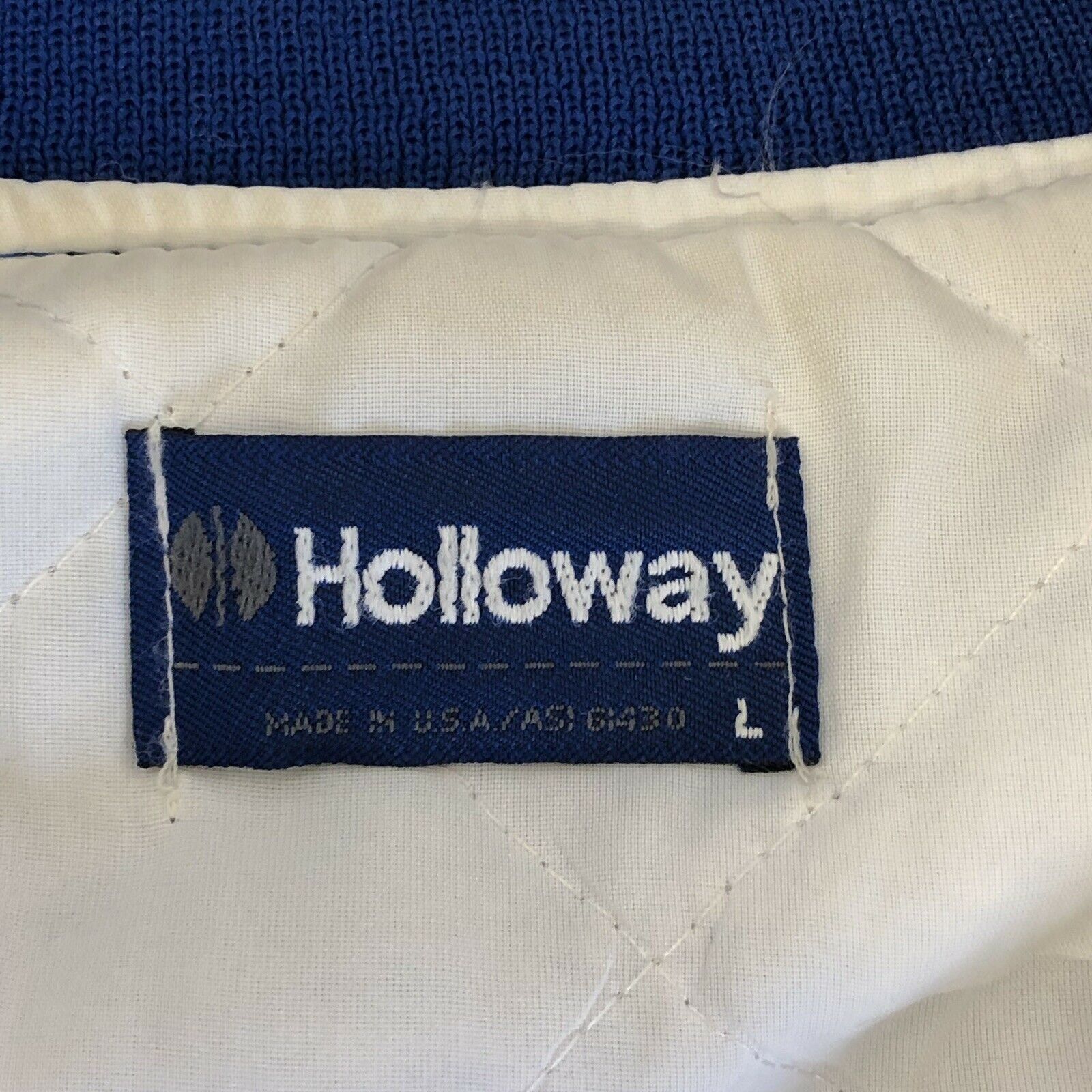 Holloway Vtg Holloway Blue Nylon Fairfield FOE Coat Fraternal Jacket Size US L / EU 52-54 / 3 - 5 Thumbnail
