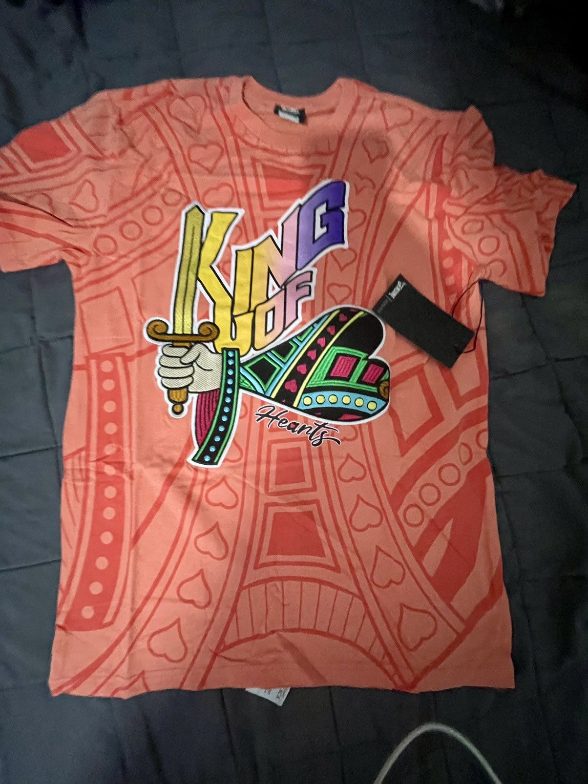 Other The GENUINE authentic coral color King of Hearts Size US M / EU 48-50 / 2 - 3 Thumbnail