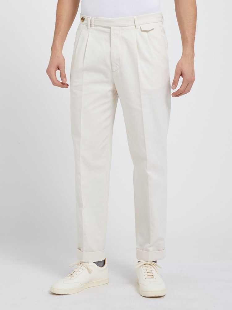 Brunello Cucinelli o1w1db10825 Dyed Pants in White Size US 36 / EU 52 - 1 Preview