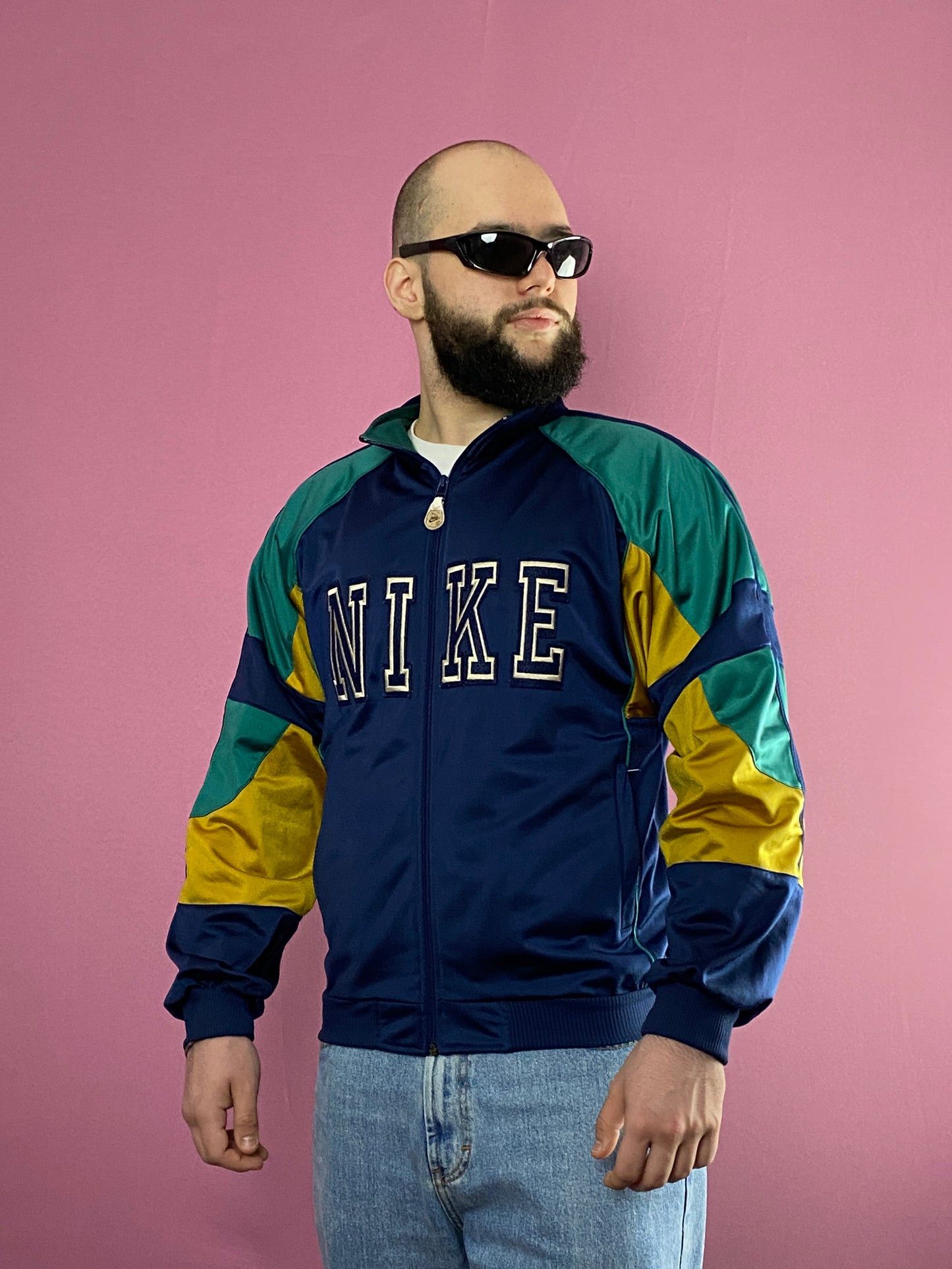 90s Nike Big Logo Vintage Men's Track Jacket - S