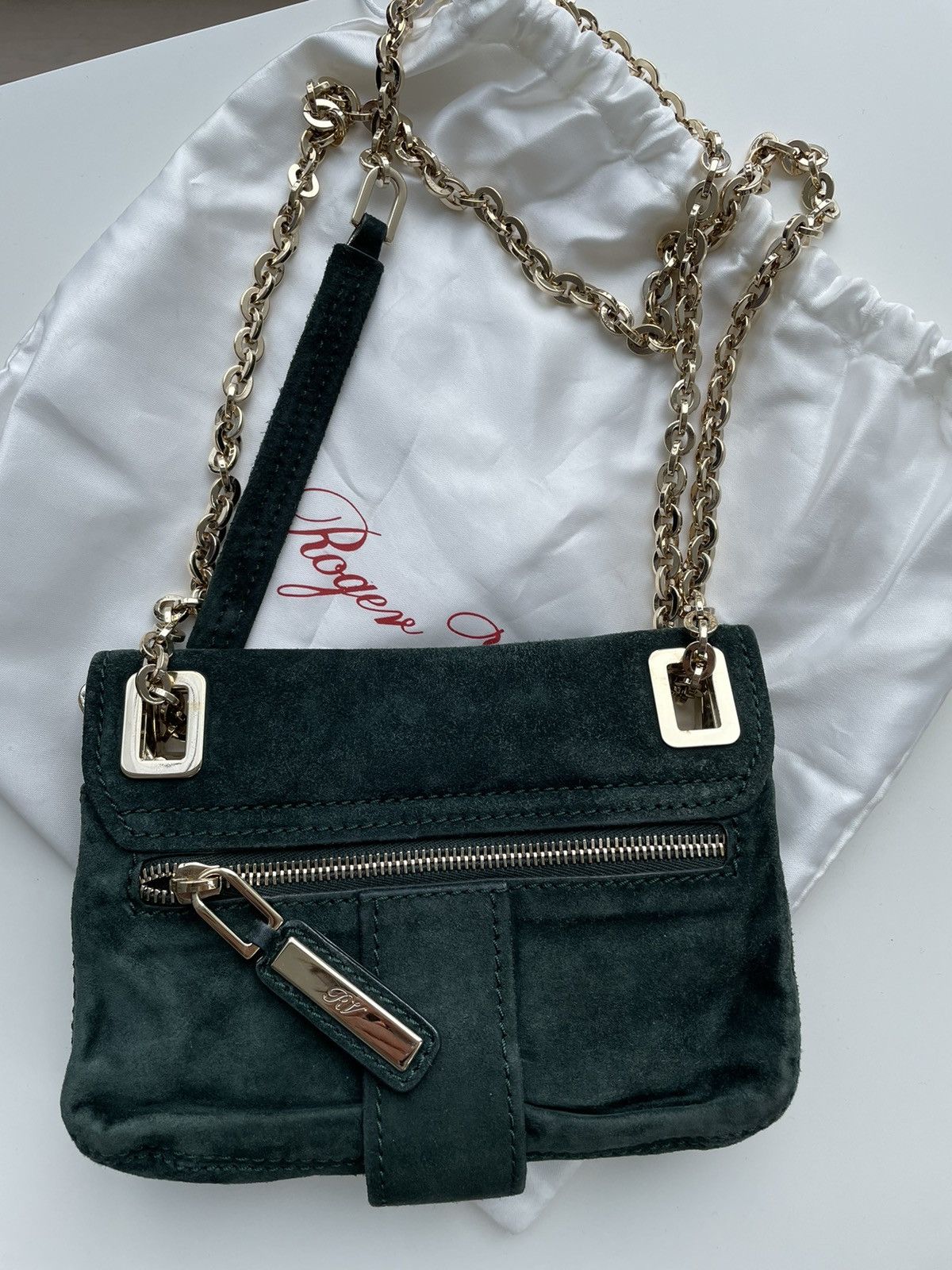 Roger Vivier Roger Vivier Suede Crossbody Bag Size ONE SIZE - 2 Thumbnail