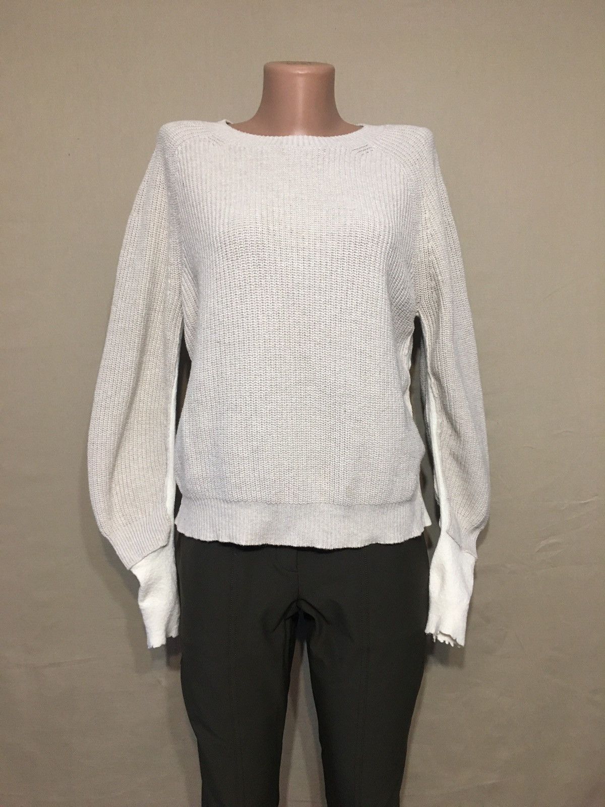 Helmut Lang Helmut Lang Extended Cuff Rib Knit Sweater Size M Size M / US 6-8 / IT 42-44 - 4 Thumbnail