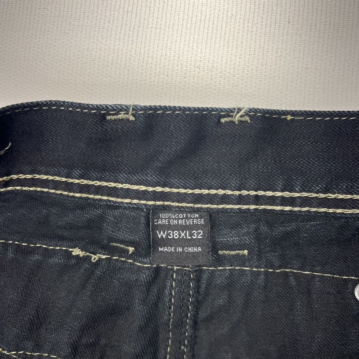 Imperious × Vintage Imperious Delf Jeans Black Denim Lost Souls Pocket Y2K Size US 38 / EU 54 - 12 Thumbnail