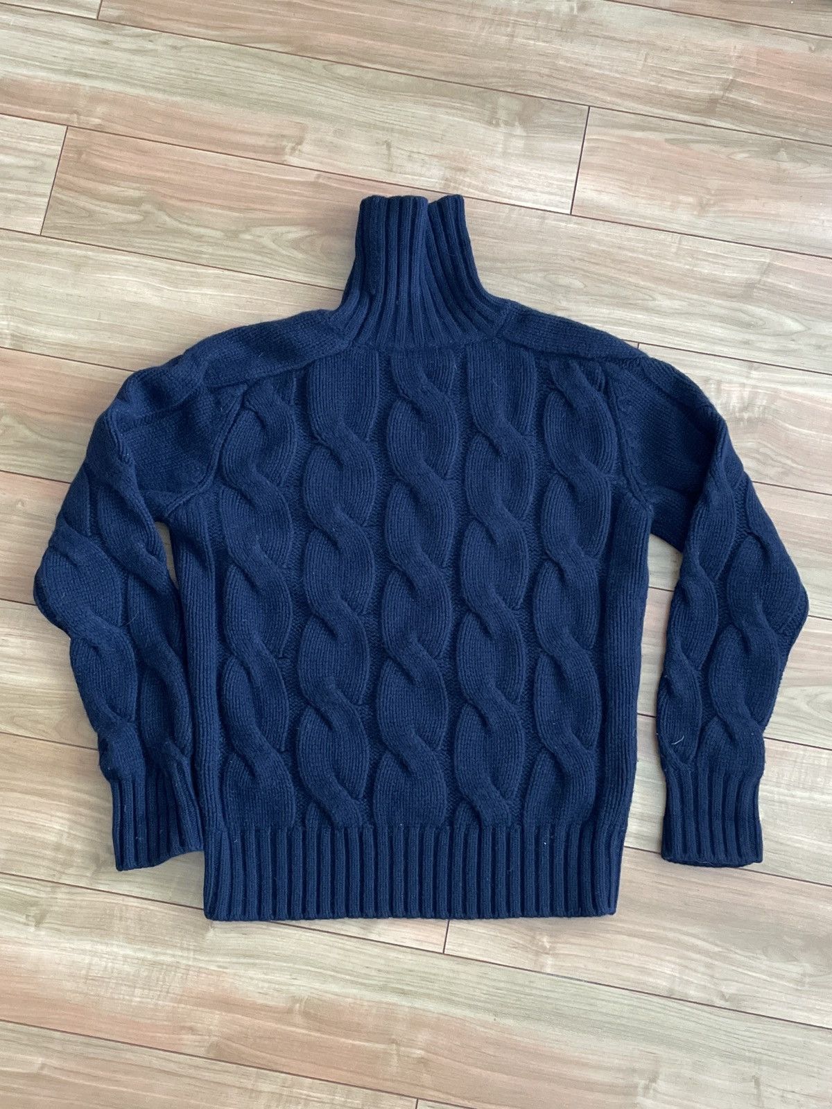 Anderson & Sheppard Cashmere Blend Roll Neck Size US M / EU 48-50 / 2 - 2 Thumbnail