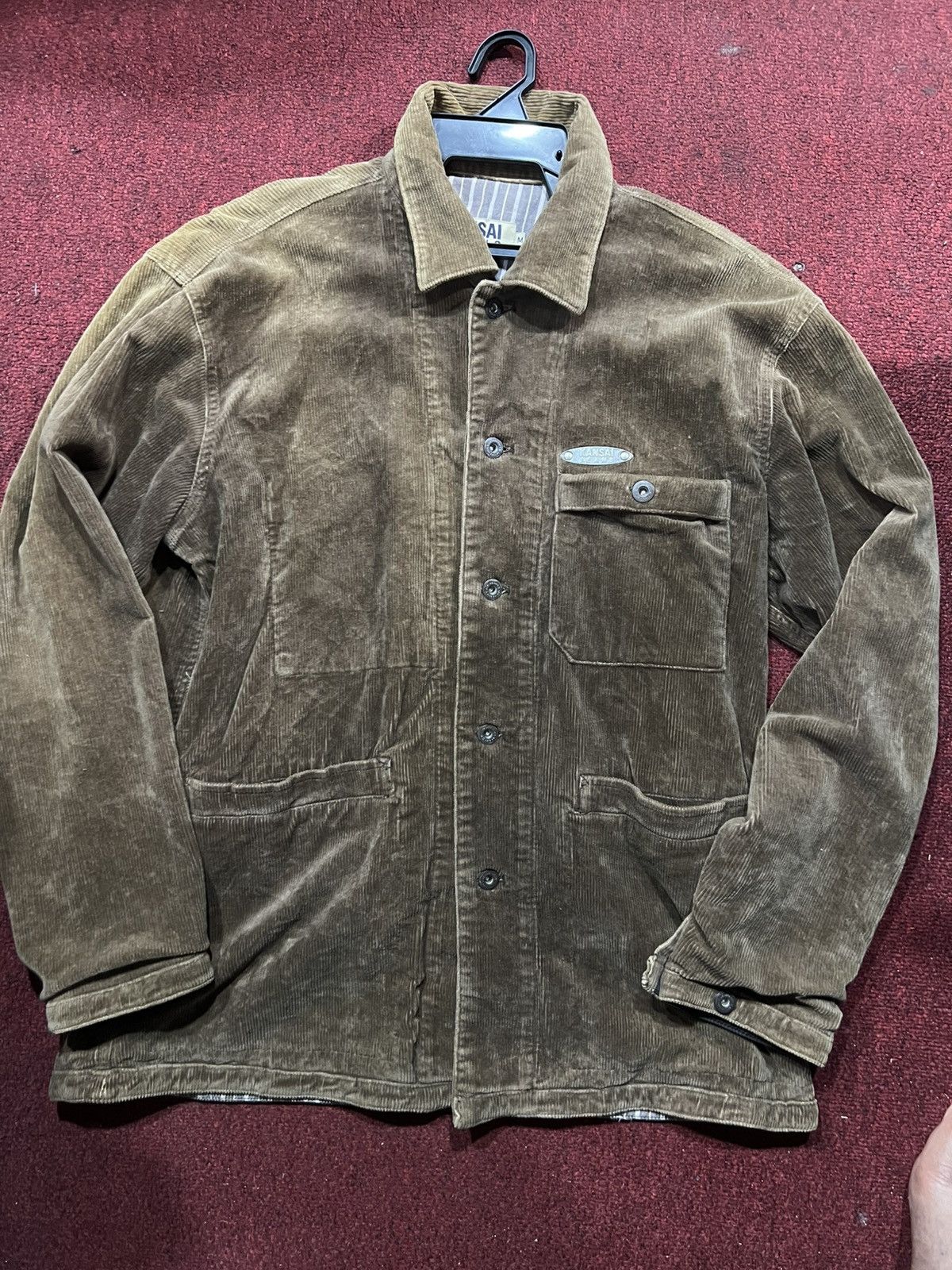 Kansai Yamamoto Kansai jeans vintage corduroy brown button up jacket Size US M / EU 48-50 / 2 - 1 Thumbnail