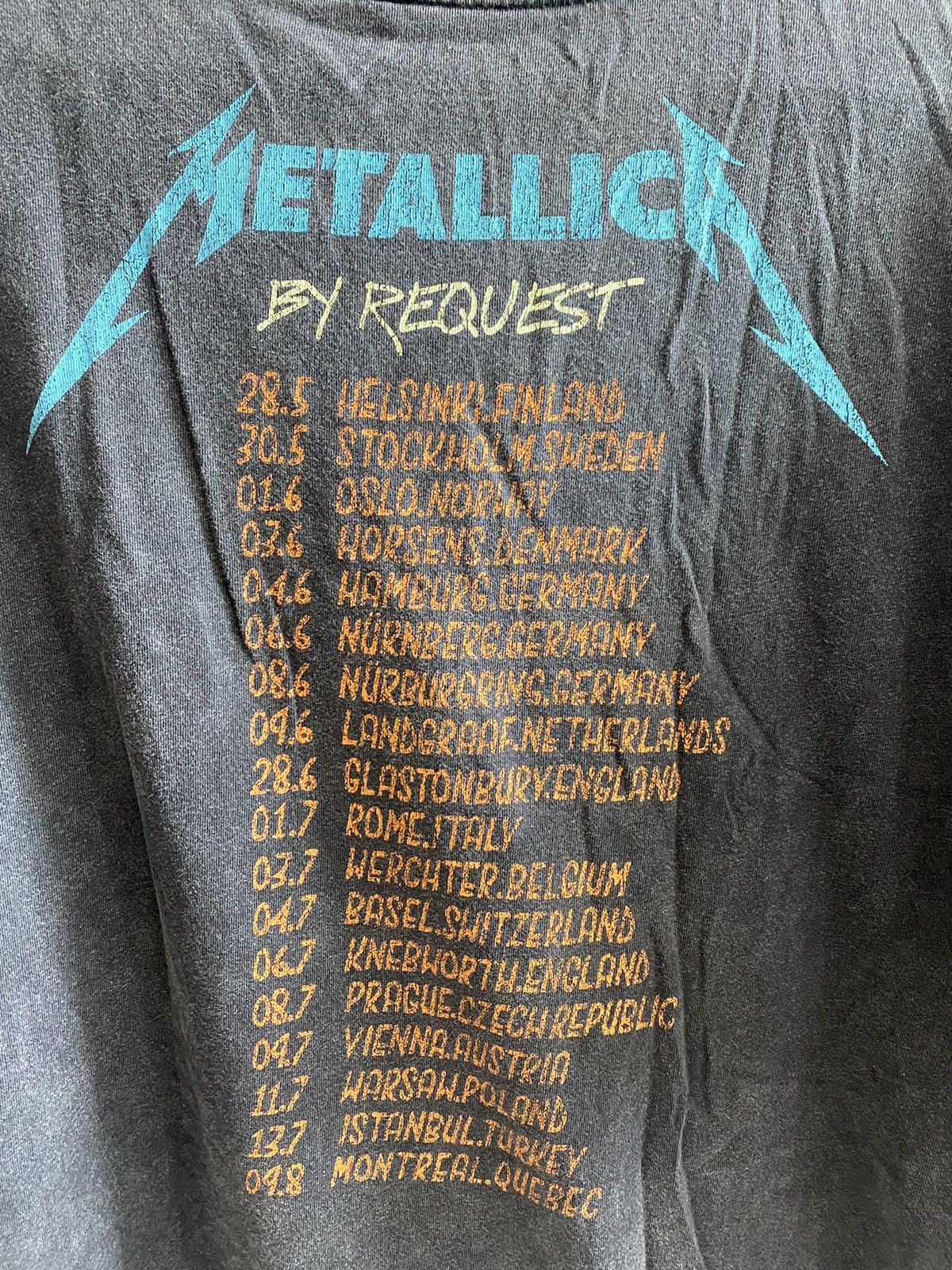 Band Tees METALLICA TOUR TSHIRT Size US L / EU 52-54 / 3 - 6 Thumbnail