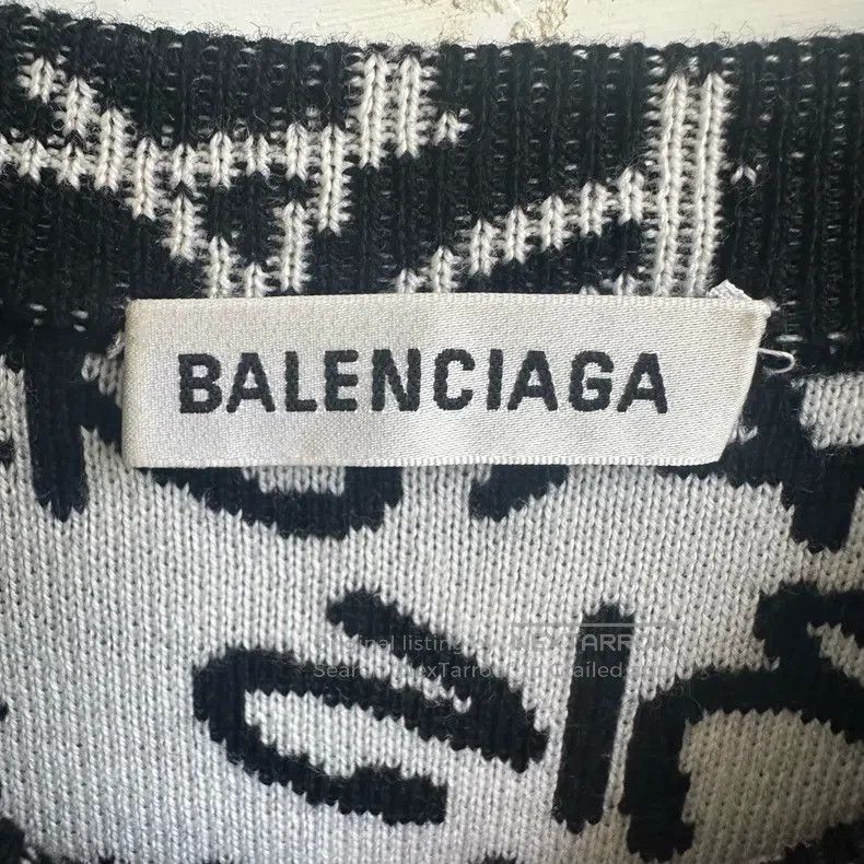 Balenciaga Balenciaga Black Barrage Knitted Sweater Size US XS / EU 42 / 0 - 3 Thumbnail