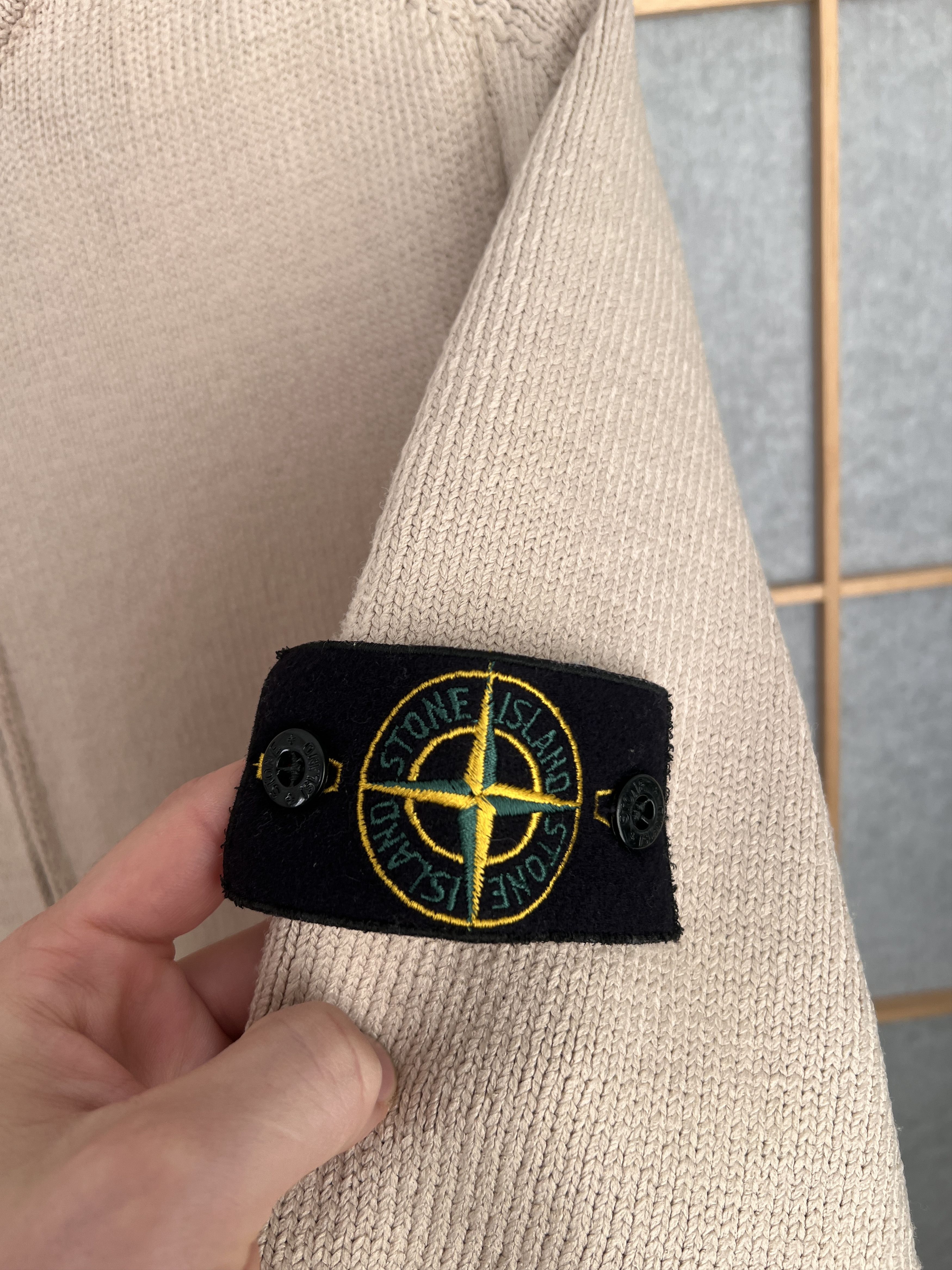 Massimo Osti 2000s VINTAGE STONE ISLAND KNIT SWEATER RARE Size US L / EU 52-54 / 3 - 8 Thumbnail