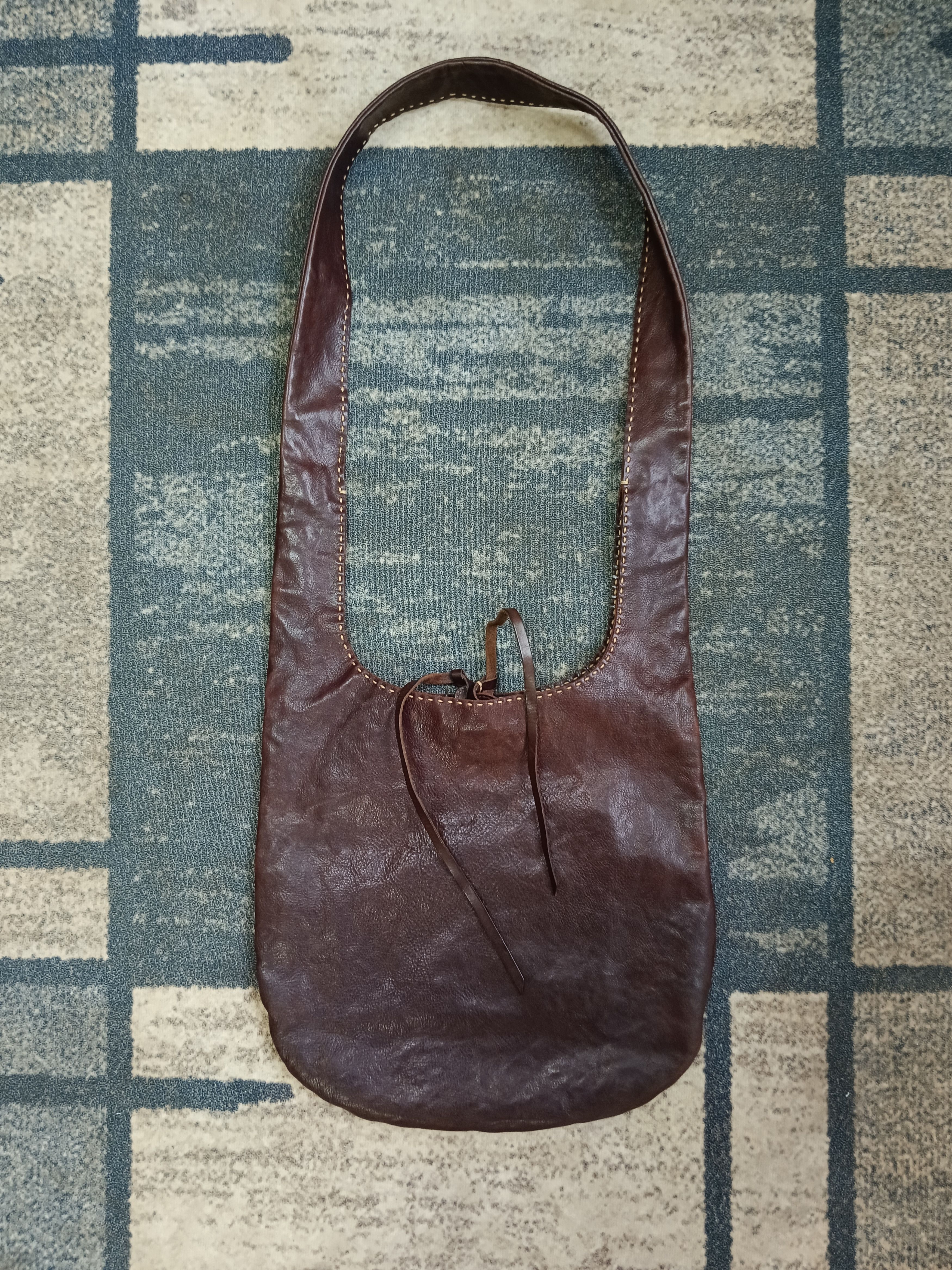Japanese Brand × Leather INSANE 90🔥GANTEN PATINA LEATHER CROSSBODY Size ONE SIZE - 2 Thumbnail