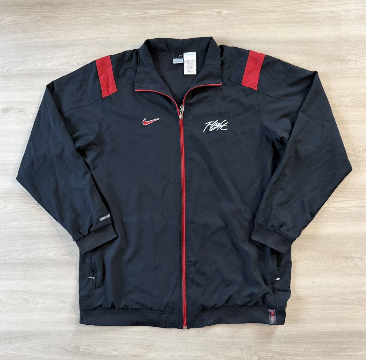 Nike Vintage Nike Air Jordan Bred Flight Zero Gravity 89 sz 2XLT Size US XXL / EU 58 / 5 - 1 Thumbnail