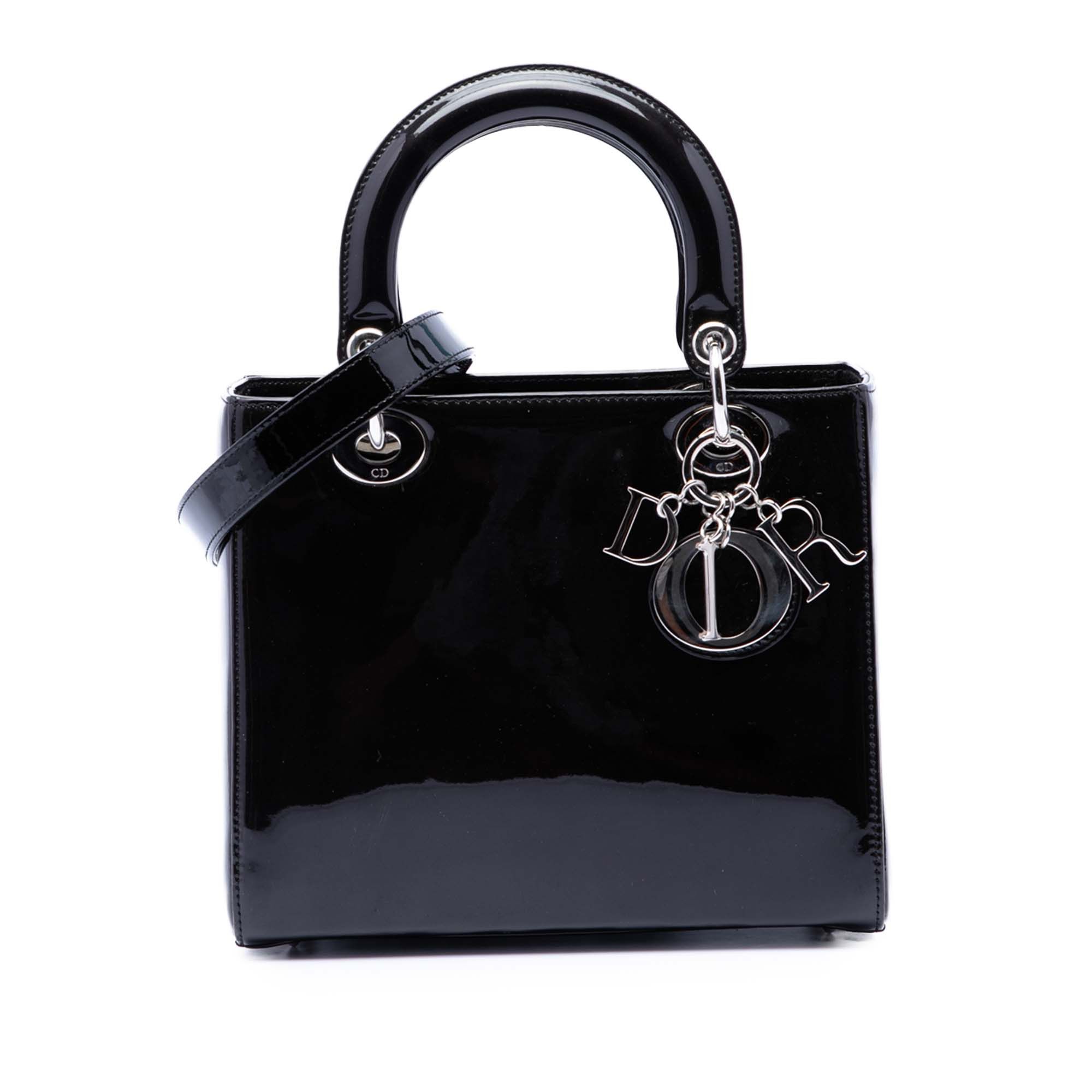 Dior Medium Patent Lady Dior Size ONE SIZE - 1 Thumbnail