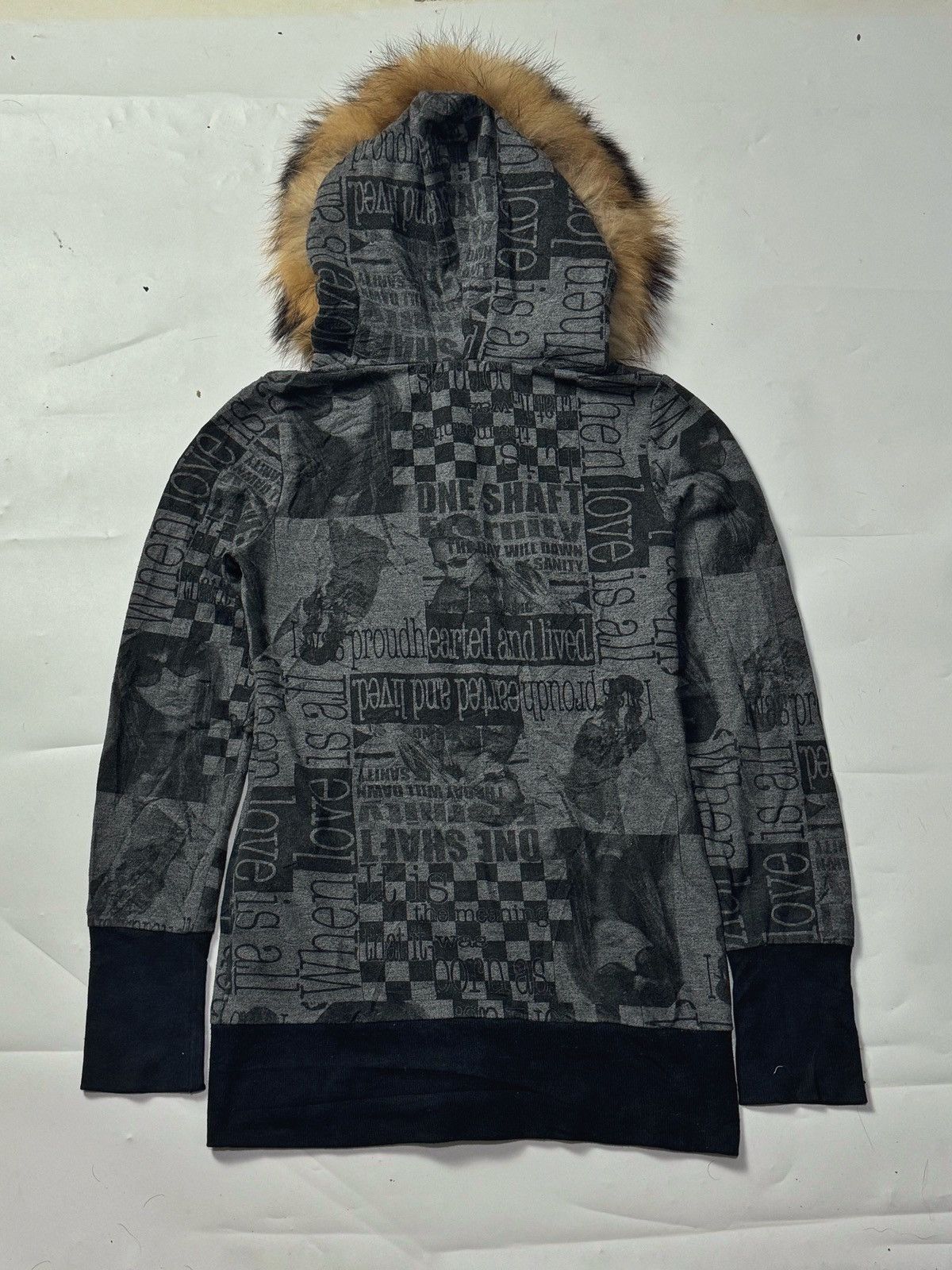 Beauty Beast × Hysteric Glamour × Japanese Brand Fur Hoodie Blue Trive Archive style Size M / US 6-8 / IT 42-44 - 2 Thumbnail