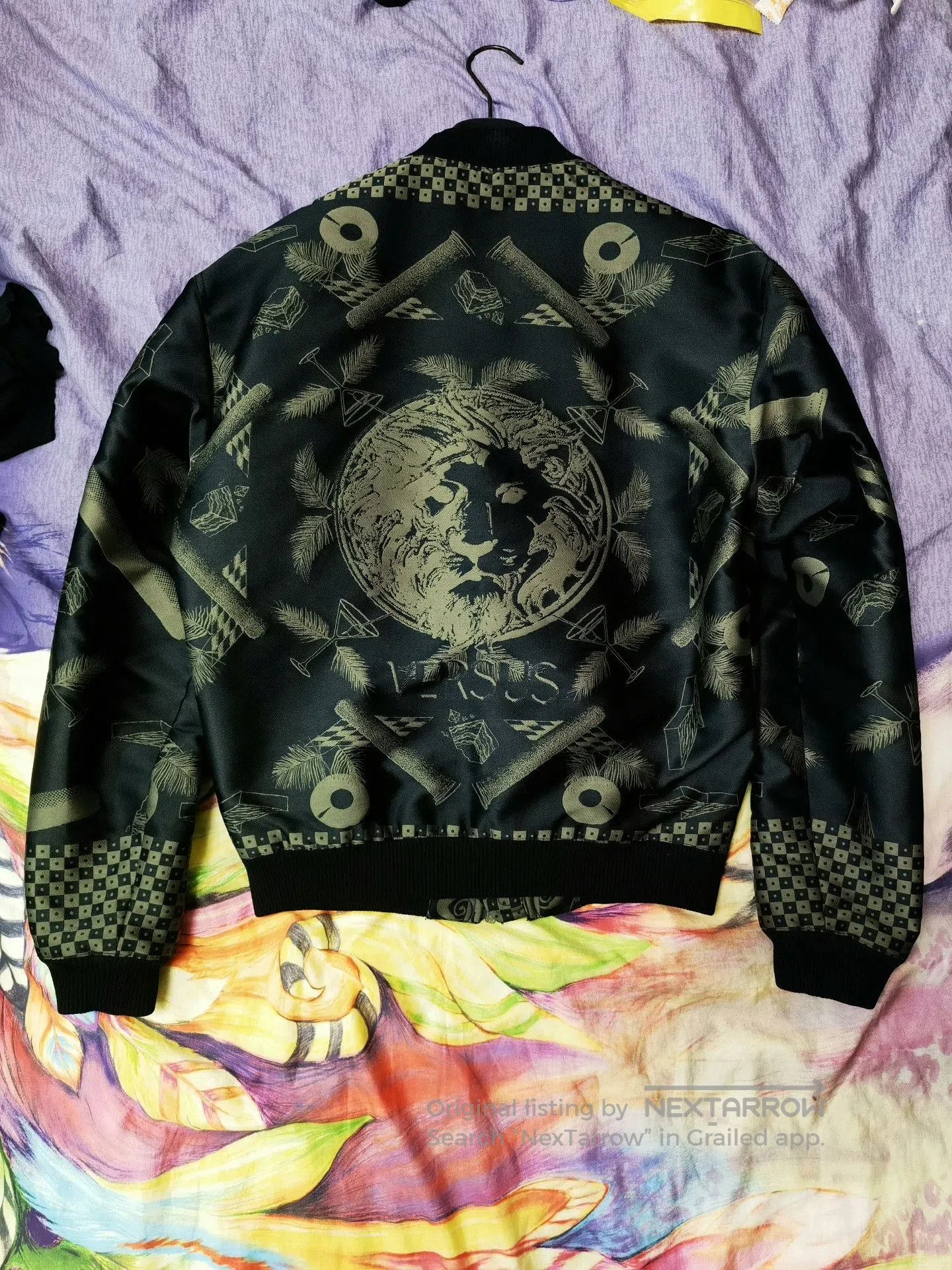 Versus Versus Versace Embroidered Baseball Jacket. Size US S / EU 44-46 / 1 - 2 Thumbnail
