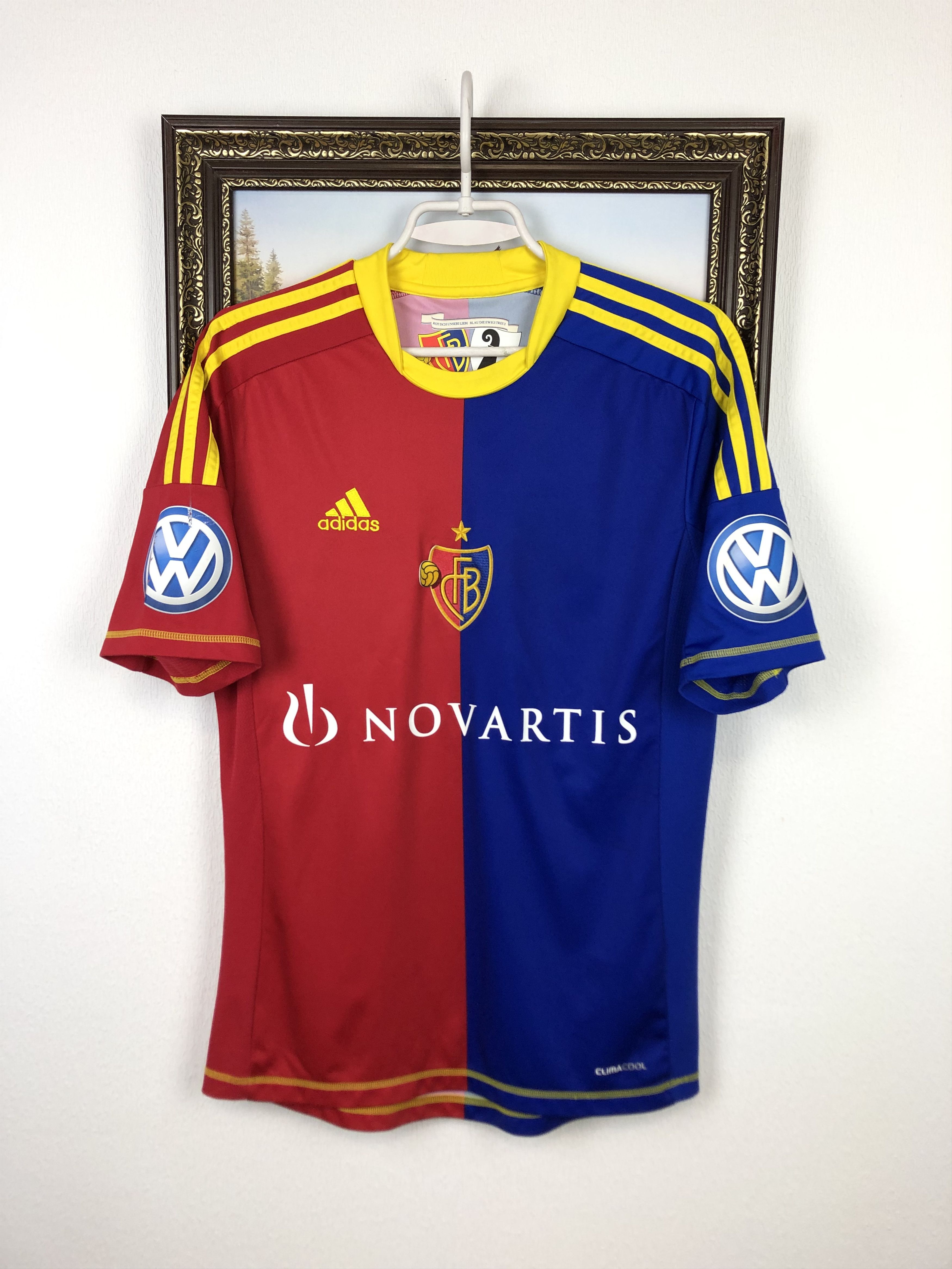 Adidas Basel football shirt 2012 Soccer #14 Stocker Adidas Jersey Size US S / EU 44-46 / 1 - 3 Thumbnail