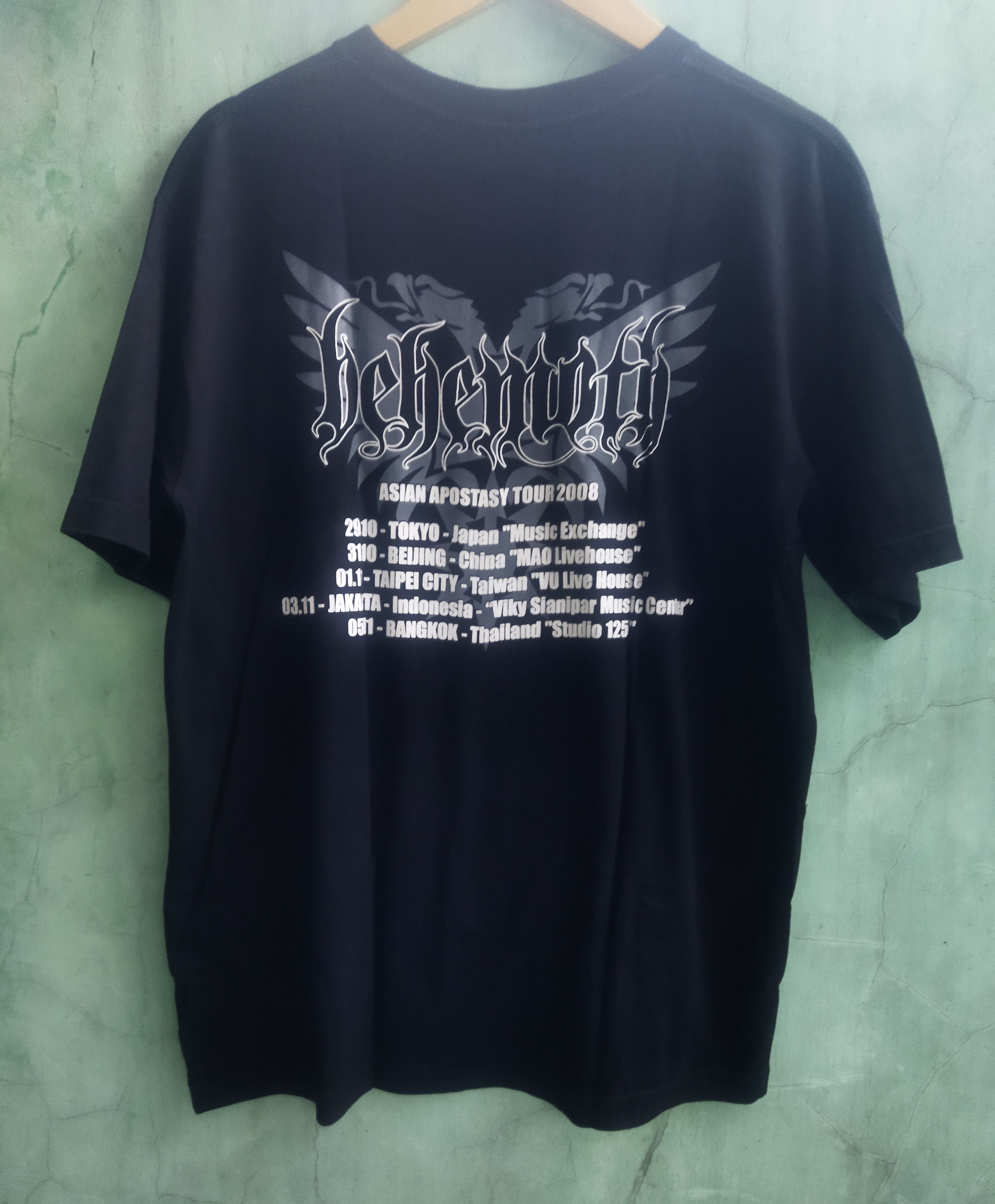 Band Tees Behemoth Asian apostasy tour 2008 Size US L / EU 52-54 / 3 - 3 Thumbnail