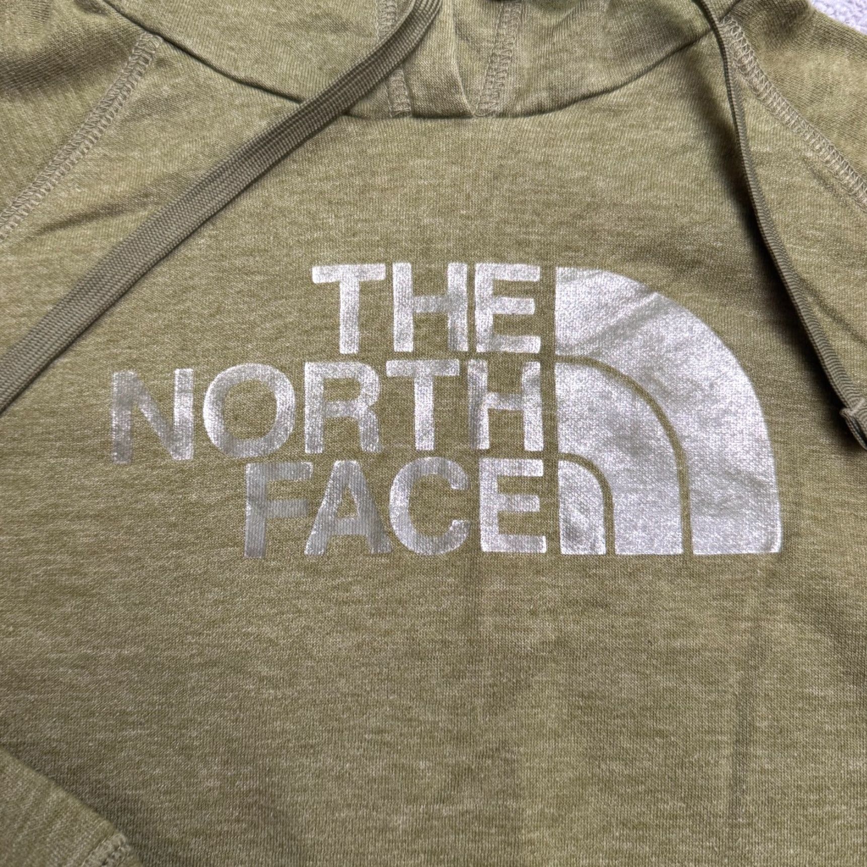 The North Face The North Face Hoodie Medium green Metallic Logo Half Dome Sweatshirt Womens Size M / US 6-8 / IT 42-44 - 4 Thumbnail