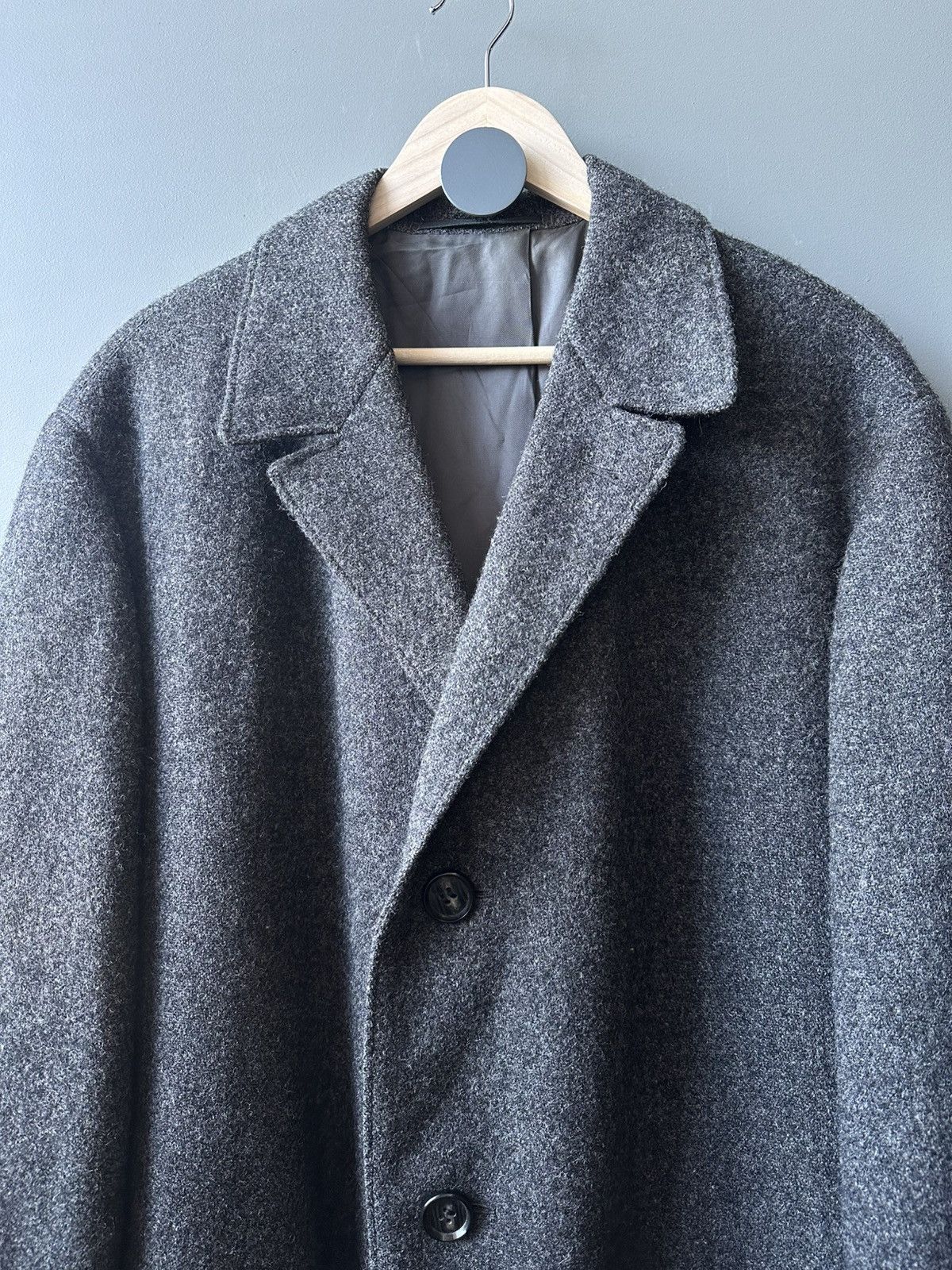 Harris Tweed Frey Harris Tweed Heavy Wool Coat Size US XL / EU 56 / 4 - 2 Thumbnail