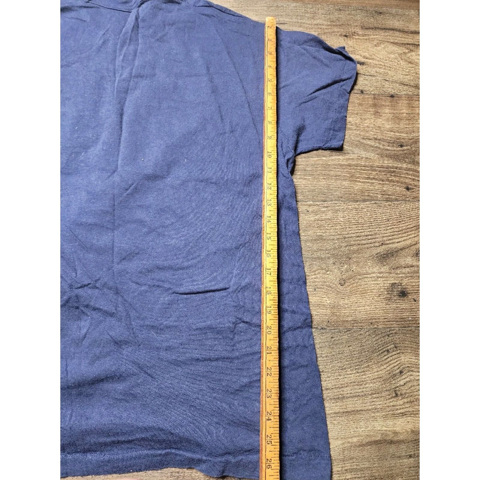 Fruit Of The Loom VINTAGE Fruit of the Loom 90s Distressed XL Blue Pocket T-Shirt Cotton Mens Size US XL / EU 56 / 4 - 2 Thumbnail