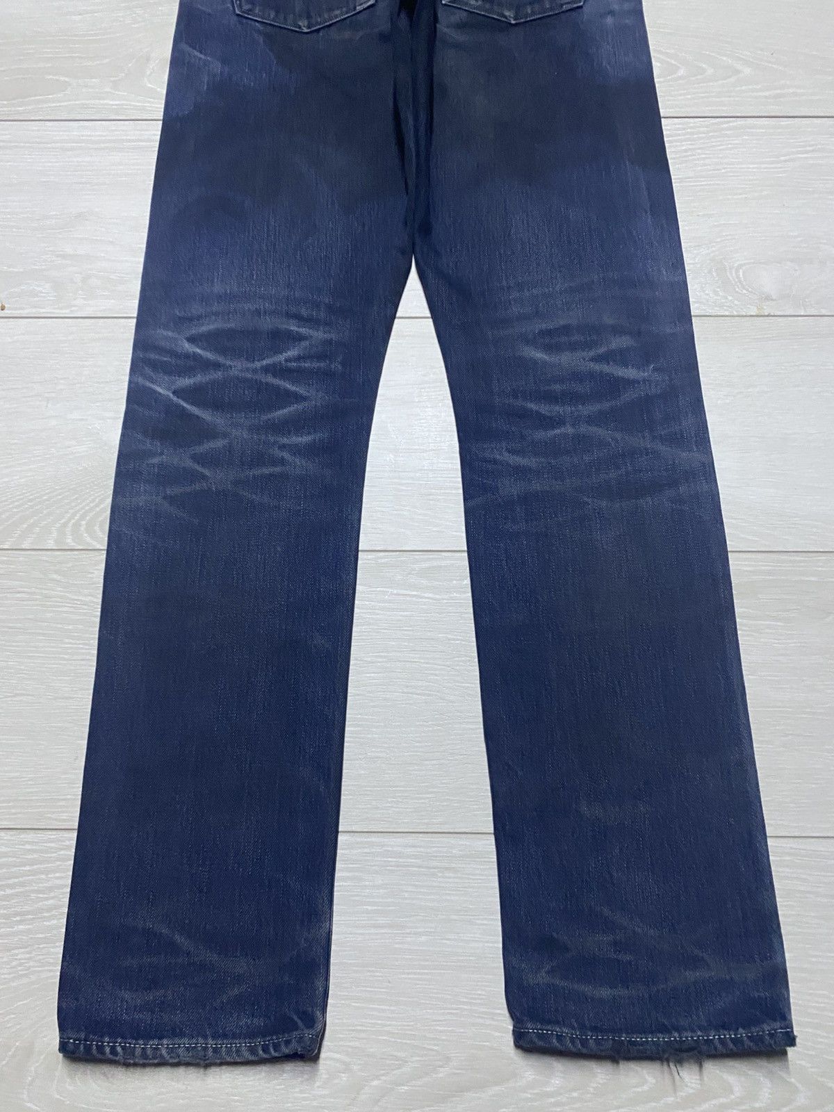 KURO Vintage Kuro Sewing Wash Black Selvedge Skinny Jeans Size US 30 / EU 46 - 6 Thumbnail