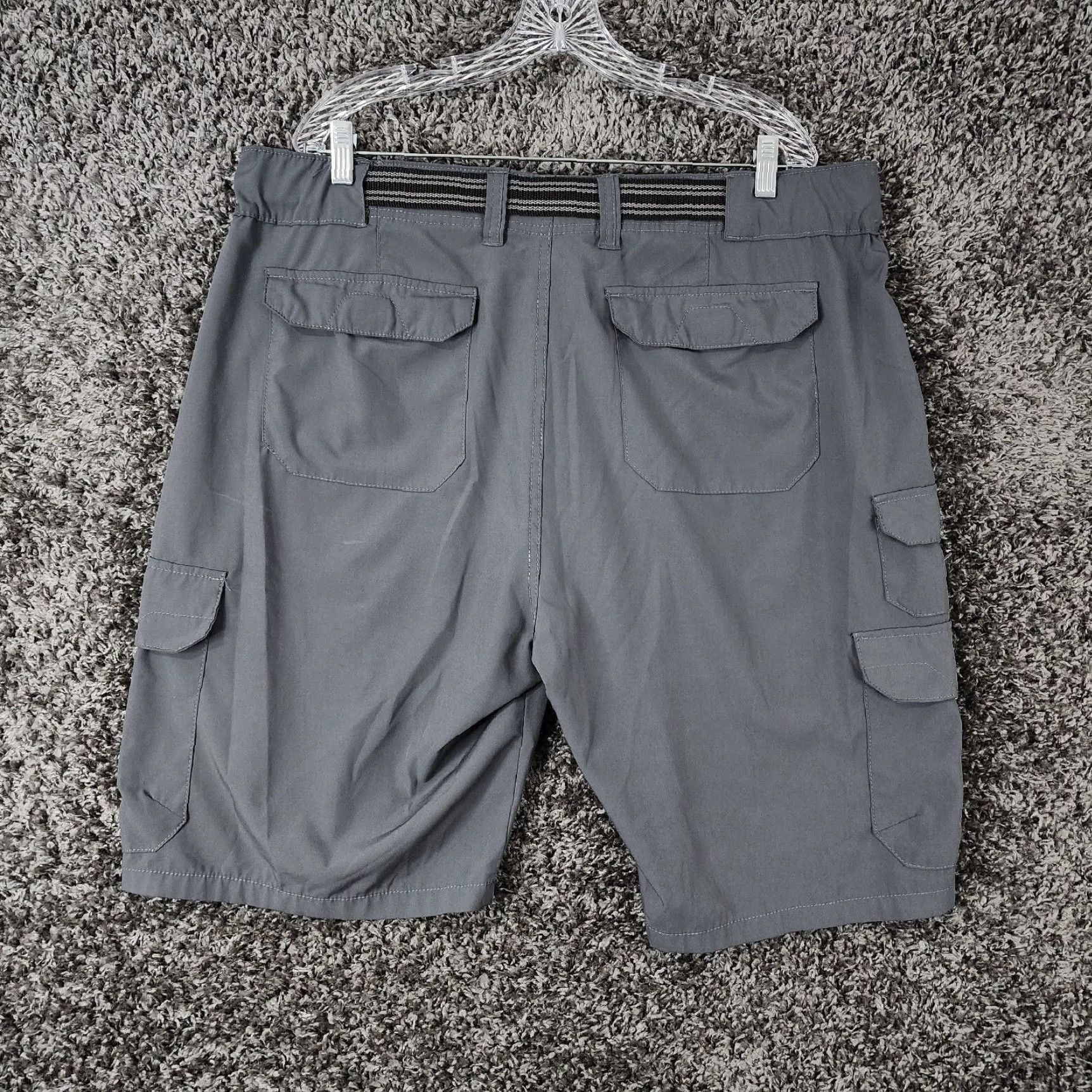 Vintage VINTAGE Denali Men's Cargo Shorts Size 40 Lightweight Gray Belted Hiking Shorts Men Size US 40 / EU 56 - 5 Thumbnail
