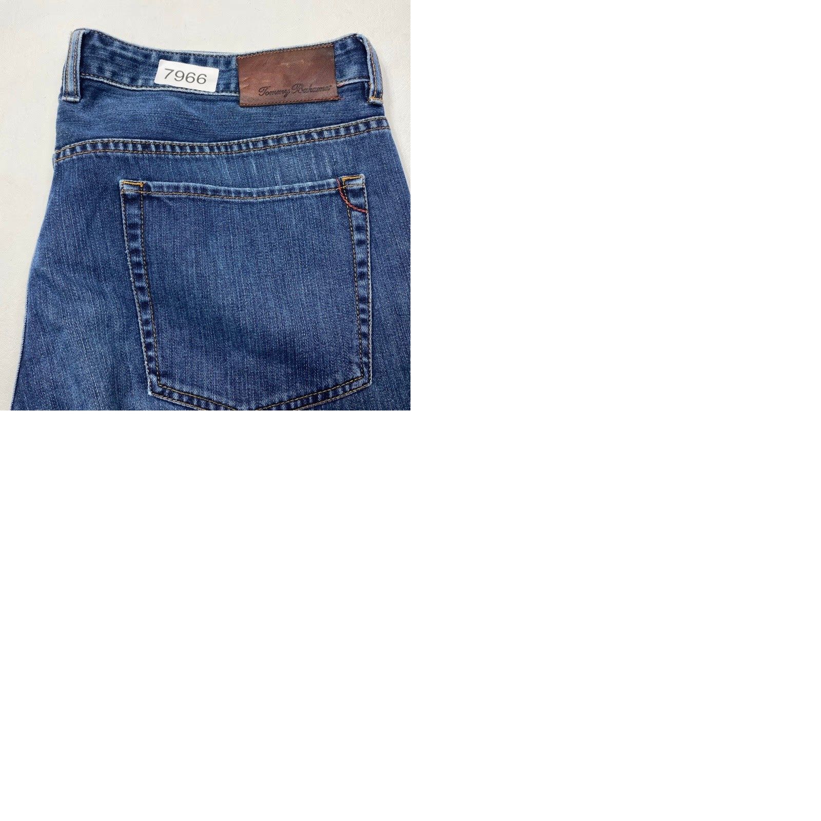 Tommy Bahama VINTAGE Tommy Bahama Jeans Mens 38x34 Dark Wash Blue Denim Straight Leg SELVEDGE 7966 Size US 38 / EU 54 - 11 Thumbnail