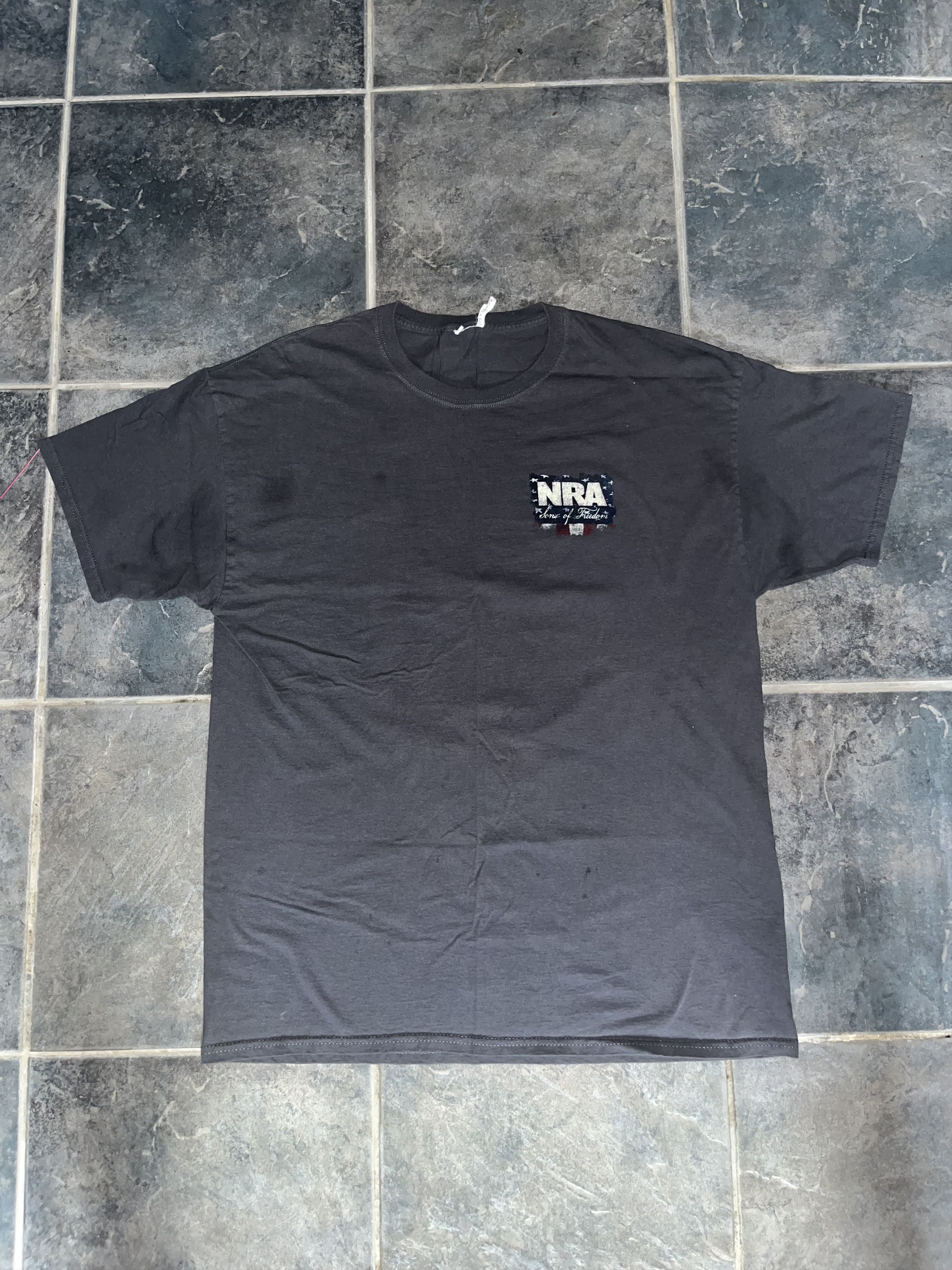 Vintage NRA "Sons of Freedom" T-shirt Size US L / EU 52-54 / 3 - 2 Thumbnail