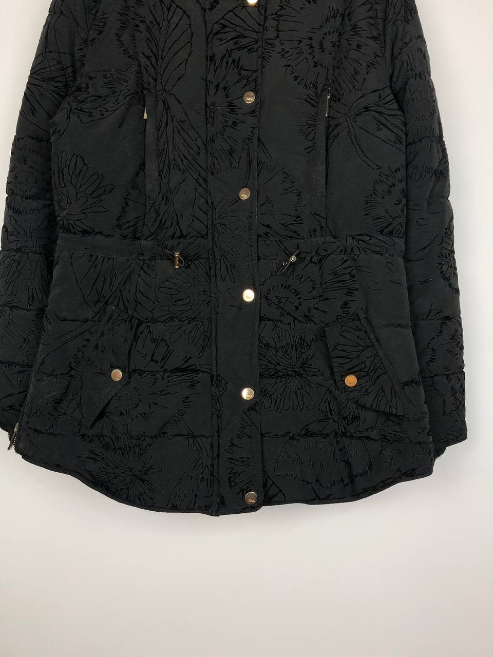 Desigual Women Desigual Jacket Breathable Black Full Zip EU38 Size S / US 4 / IT 40 - 3 Thumbnail