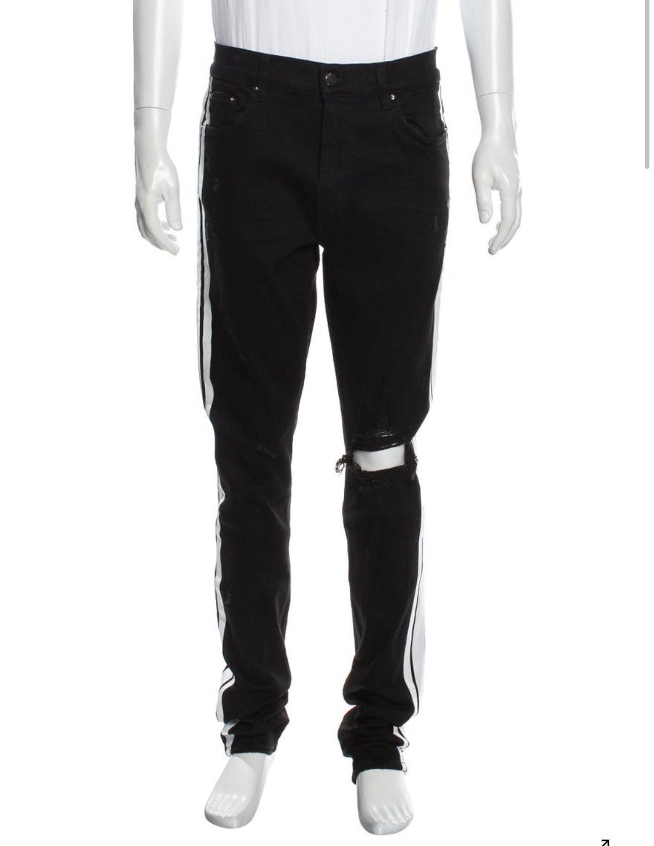 Amiri Amiri track jeans Size US 34 / EU 50 - 2 Thumbnail