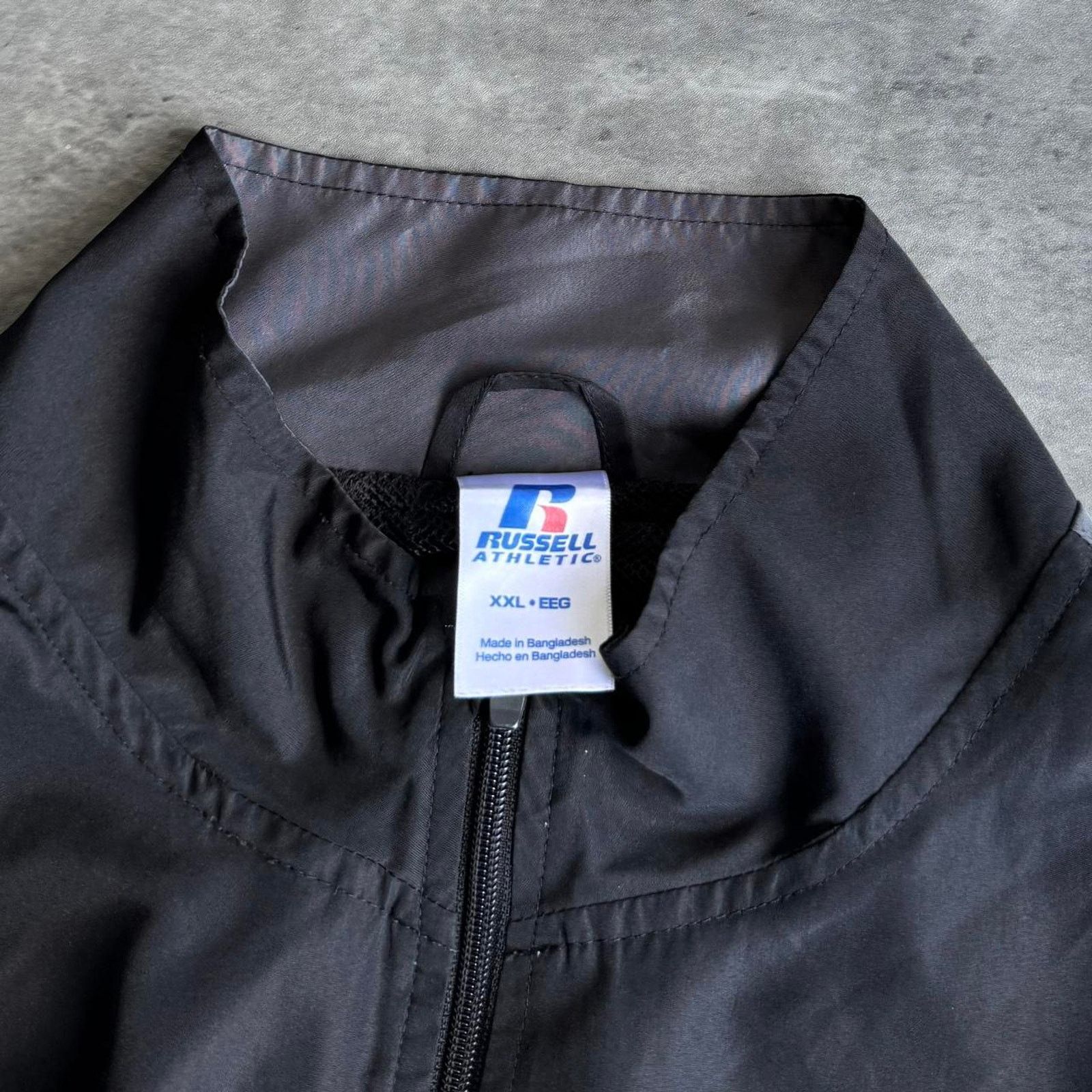Russell Athletic × Vintage Vintage Y2K Russell Athletic Black Baggy Opium Jacket Size US XXL / EU 58 / 5 - 3 Thumbnail