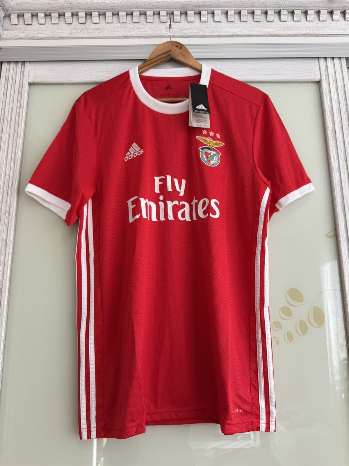 Adidas Benfica 2019-2020 Home Soccer Jersey Football Shirt Kit Size US L / EU 52-54 / 3 - 7 Thumbnail