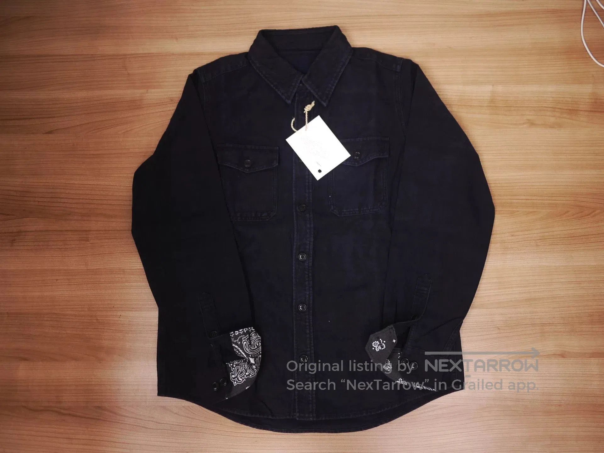 Visvim Visvim Black ELK Flannel Shirt. Size US M / EU 48-50 / 2 - 1 Thumbnail