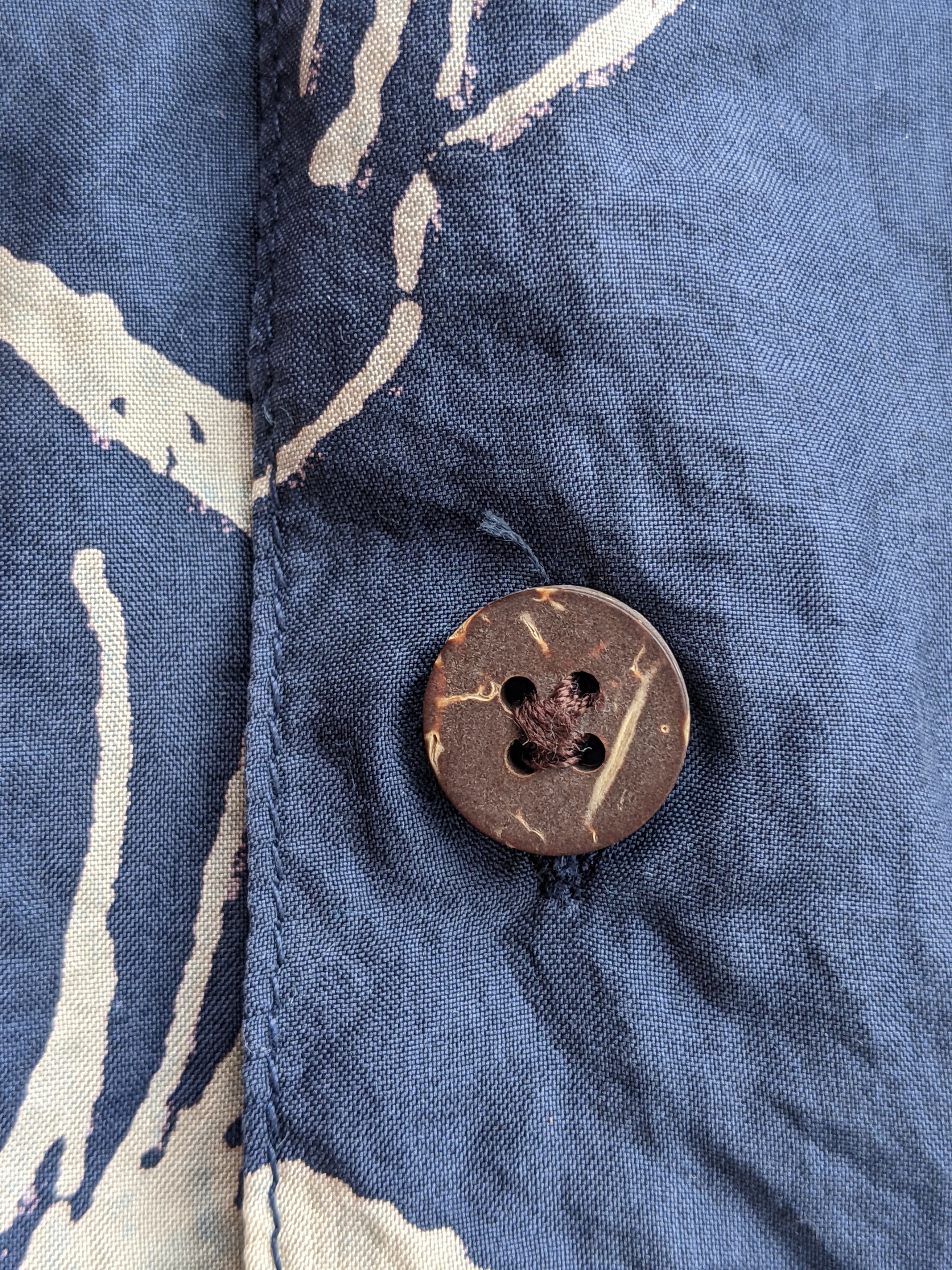 Japanese Brand Silk Icon Vintage 90s Hawaiian Print Shirt Polo Ralph Dior Size US L / EU 52-54 / 3 - 4 Thumbnail