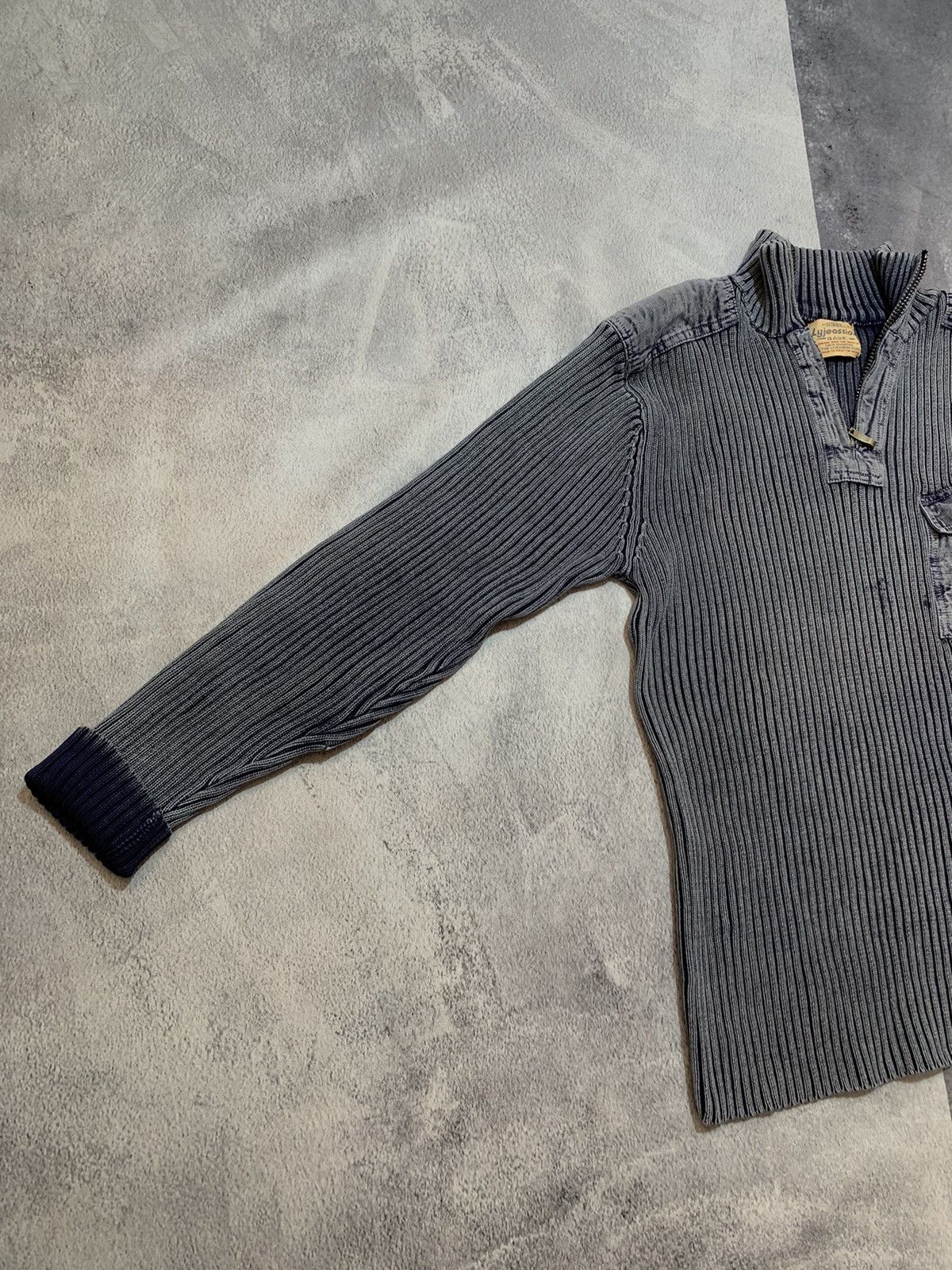 Japanese Brand × Vintage Vintage 90s 1/4 zip knitwear sweaters streetwear size XL Size US XL / EU 56 / 4 - 4 Thumbnail