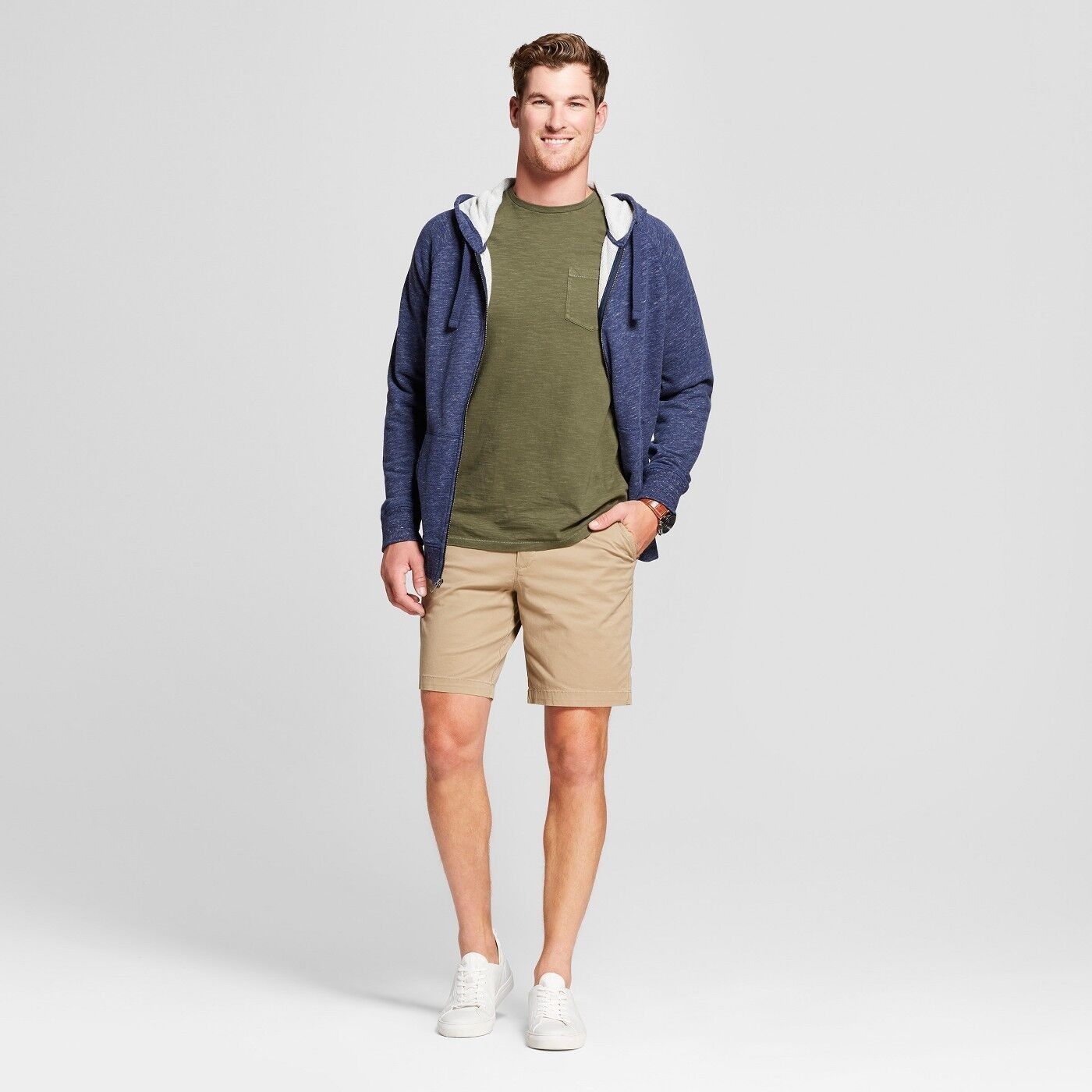 Other NWT Men's 9" Linden Flat Front Chino Shorts Goodfellow & Co Size US 38 / EU 54 - 1 Thumbnail