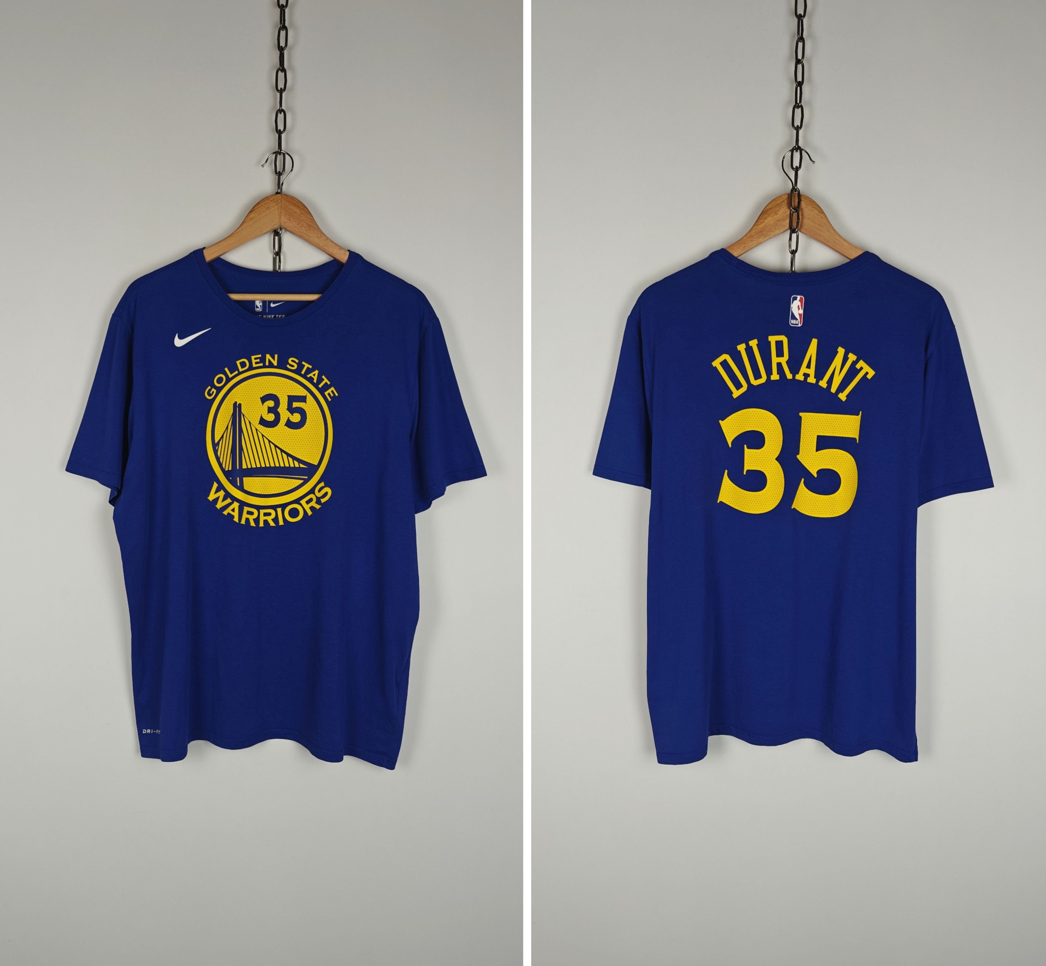 Nike Nike x NBA T-Shirt Golden State Warriors Durant 35 size XL Size US XL / EU 56 / 4 - 1 Thumbnail