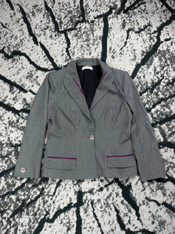 Versace Versace Collection gray polka dot jacket XXL Size XXL / US 16-18 / IT 52-54 - 1 Thumbnail