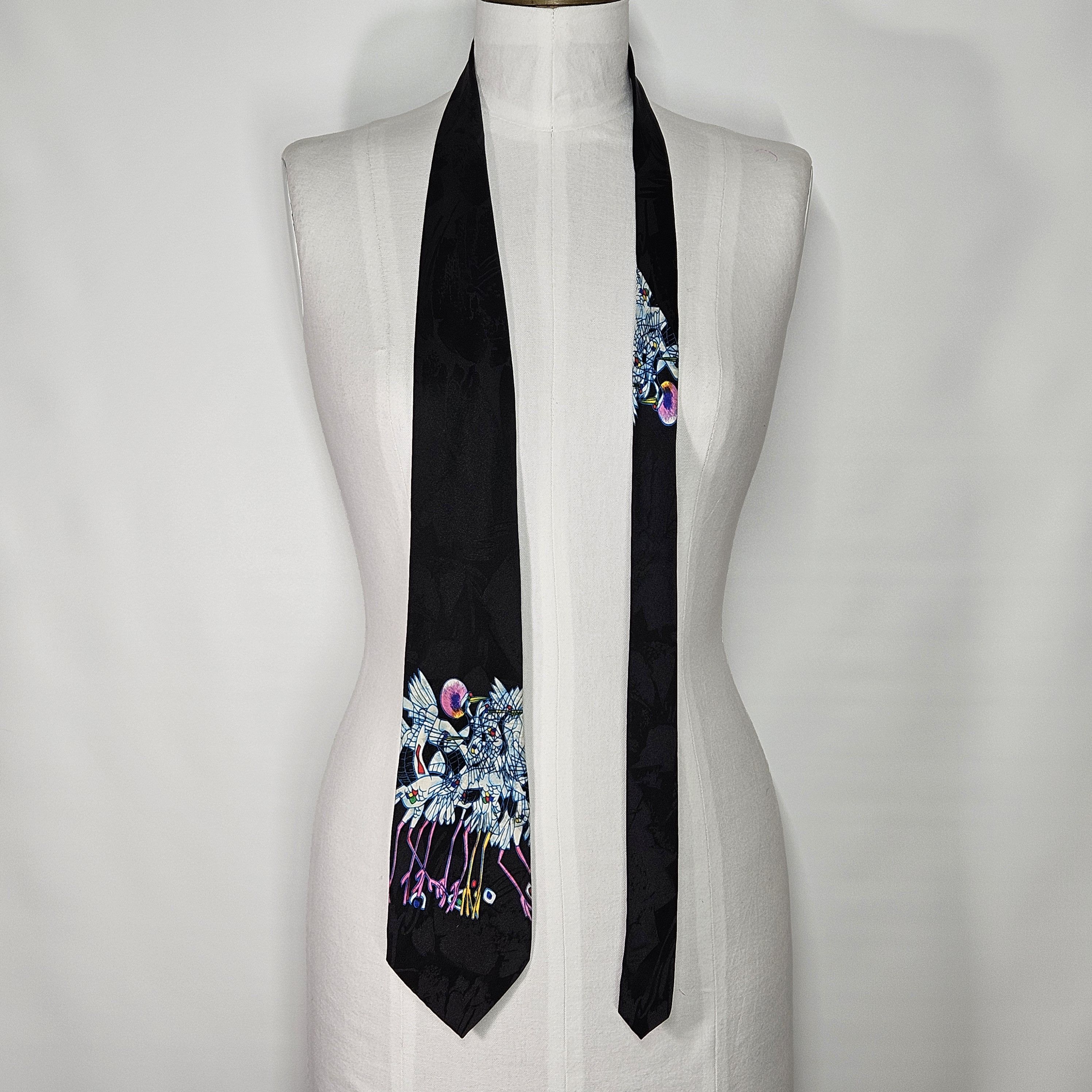 Other Jiang 60x3.75" Necktie Tiefeng Silk Artist Yunnan School Size ONE SIZE - 3 Thumbnail