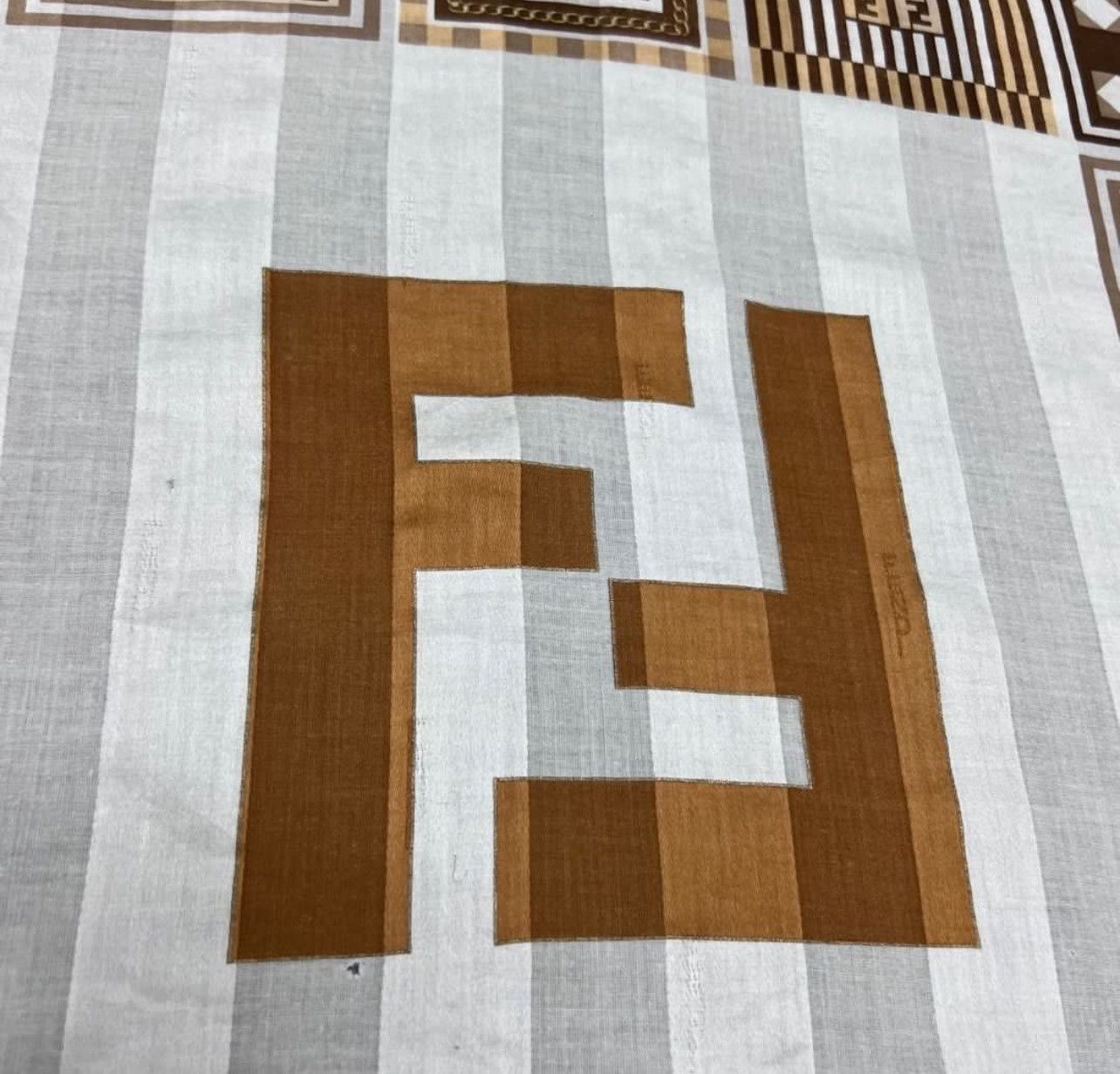 Vintage Vintage Fendi Mini Scarf Cotton Monogram G dragon Size ONE SIZE - 6 Thumbnail