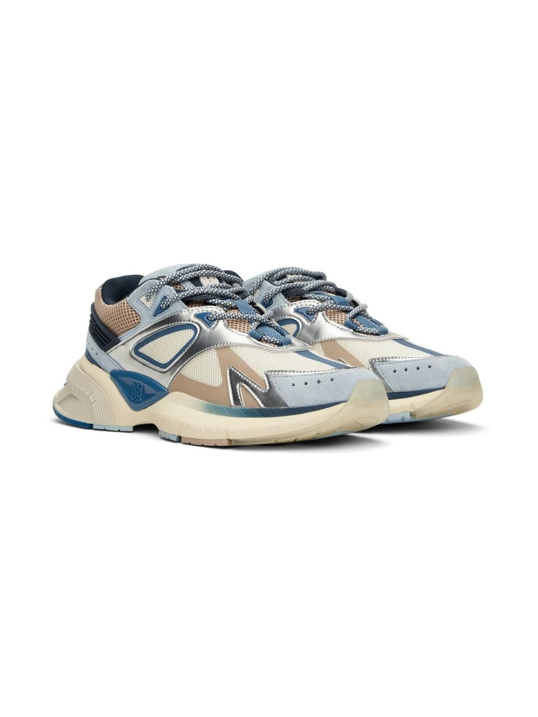Amiri o1s1wg110425 MA Runner Sneakers in Multicolor Size US 10 / EU 43 - 4 Thumbnail