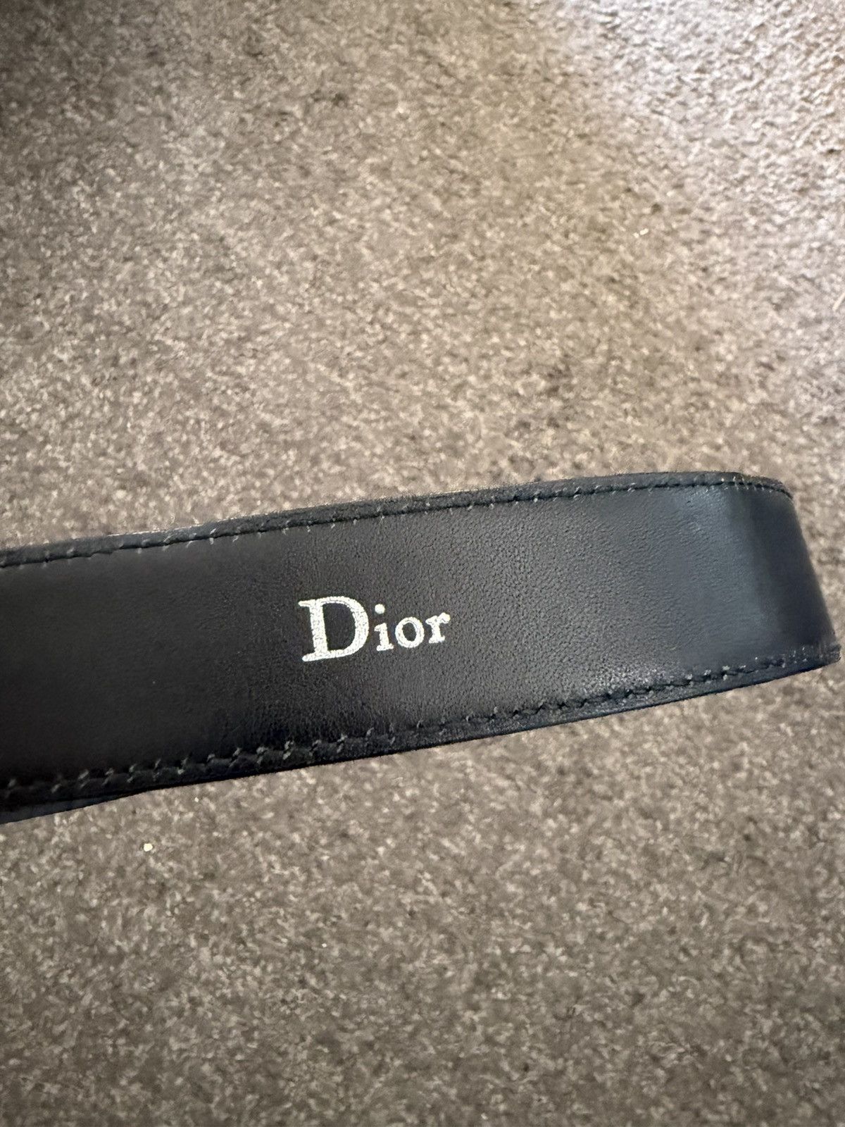Dior Black Leather Buckle Belt Size ONE SIZE - 3 Thumbnail