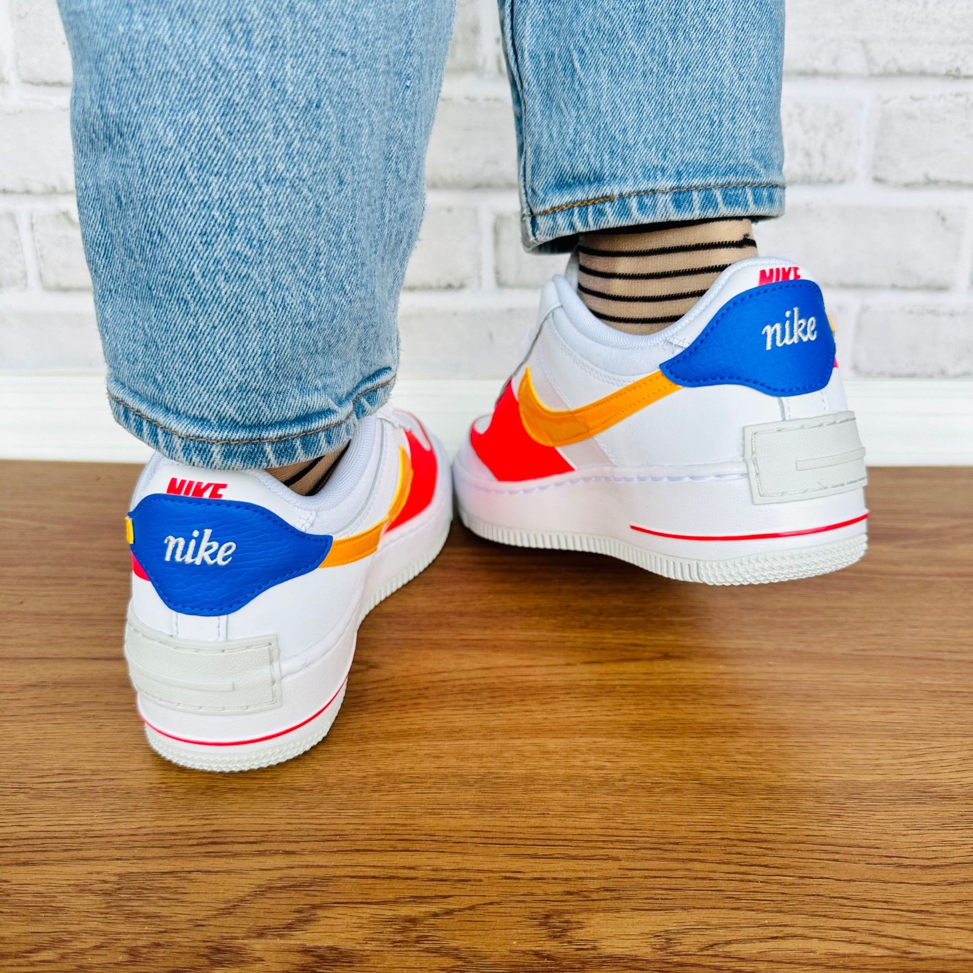 Nike 🤩NIke Air Force 1 Shadow 7.5 Women Shoes DZ1847-100 Sneaker Size US 7.5 / IT 37.5 - 5 Thumbnail