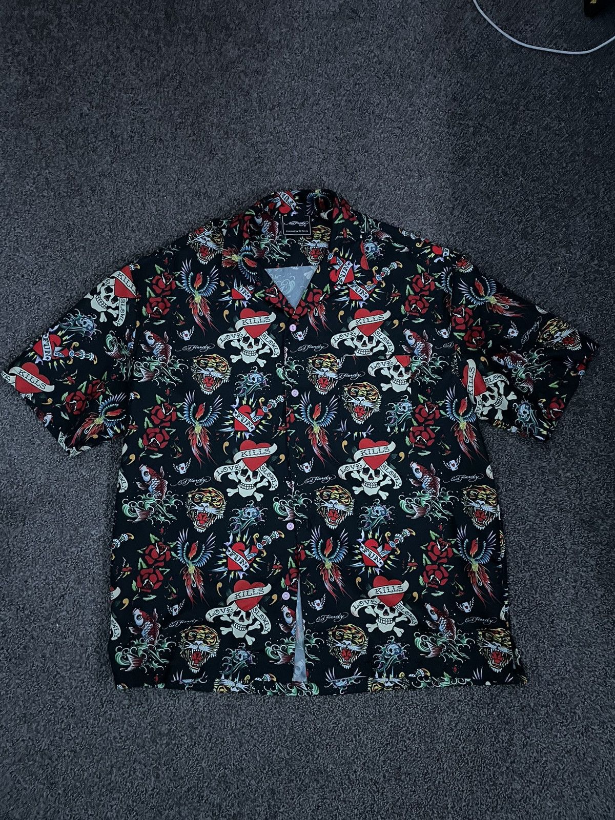Ed Hardy Ed Hardy Button Down Size US XL / EU 56 / 4 - 1 Thumbnail