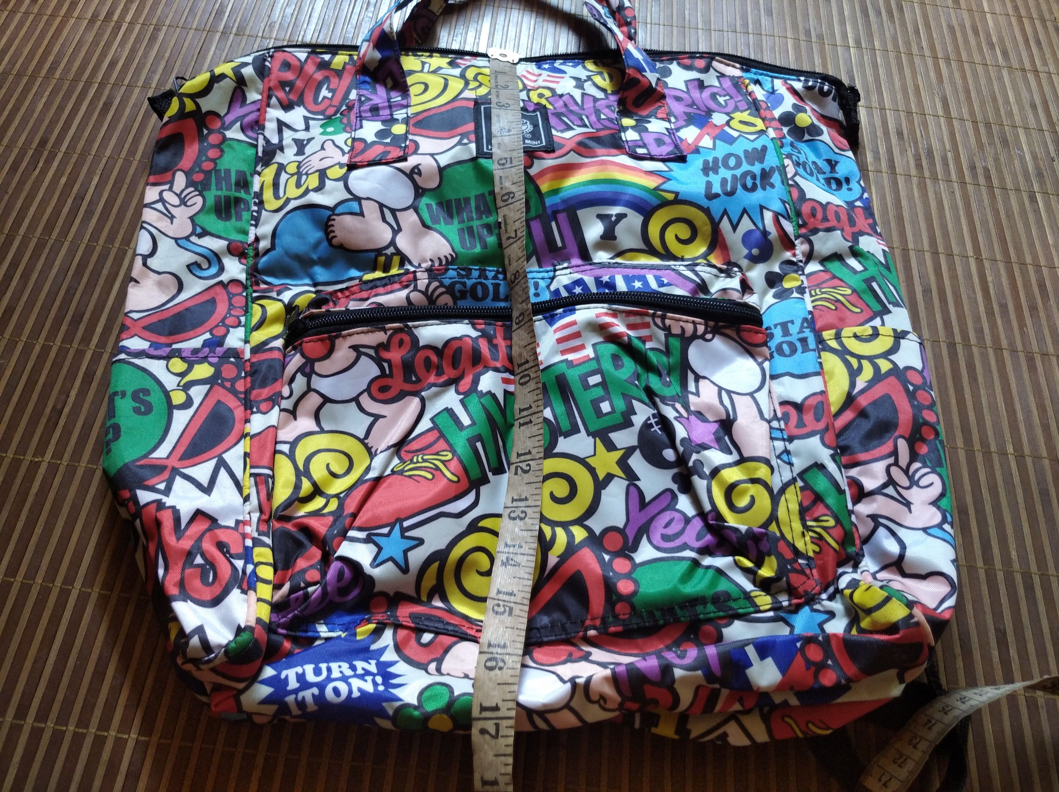Blackjack × Hysteric Glamour × Japanese Brand Hysteric Mini fullprint magazine backpack tote bag like new Size ONE SIZE - 6 Thumbnail