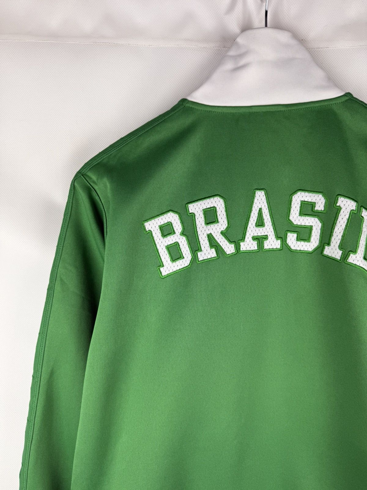 Nike Nike Brazil Vintage Soccer Track Top Jacket Size M Size US M / EU 48-50 / 2 - 18 Thumbnail