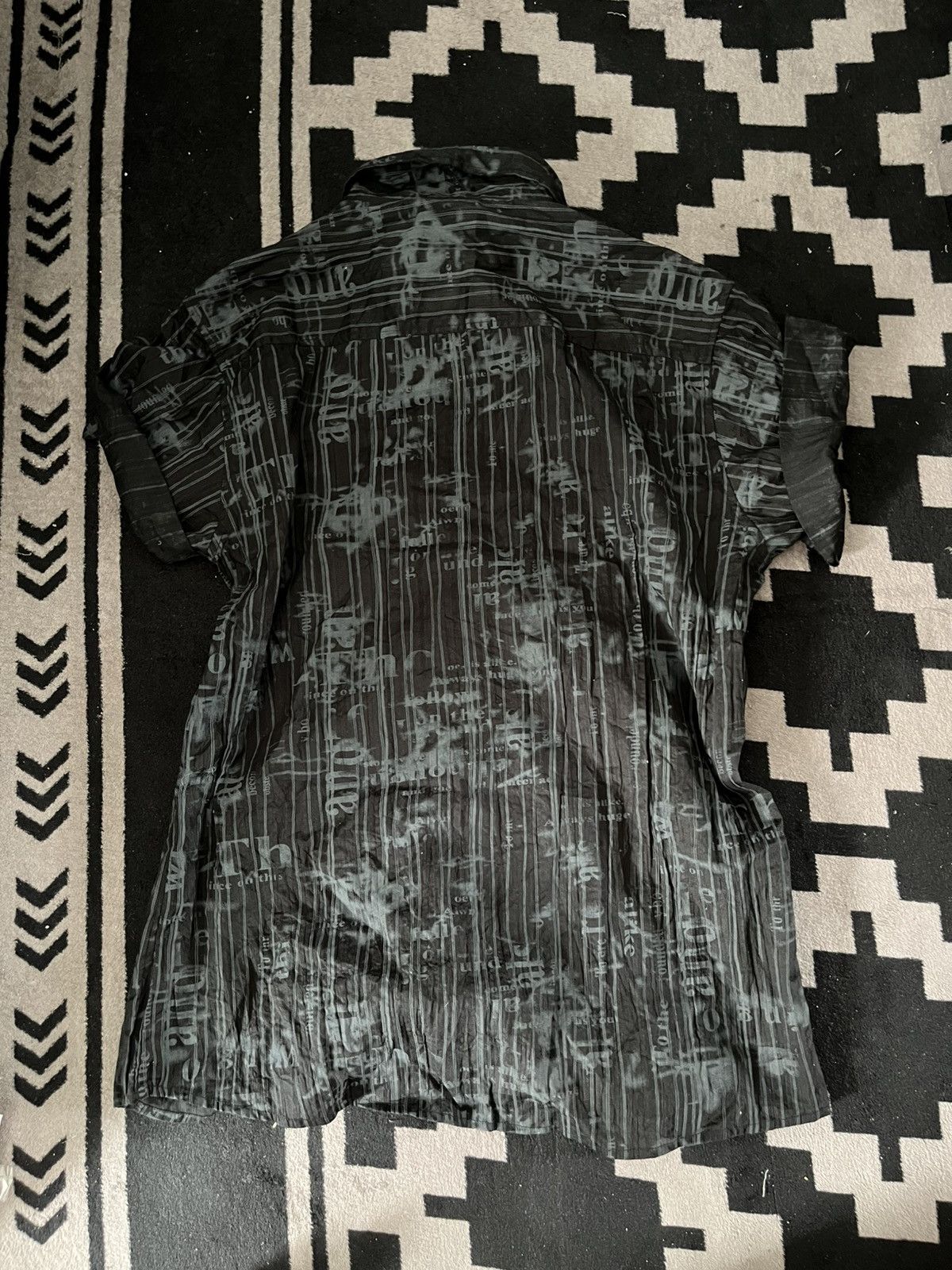 14th Addiction 2000s Euphuistic undersigned smoke poem button shirt Size US L / EU 52-54 / 3 - 2 Thumbnail