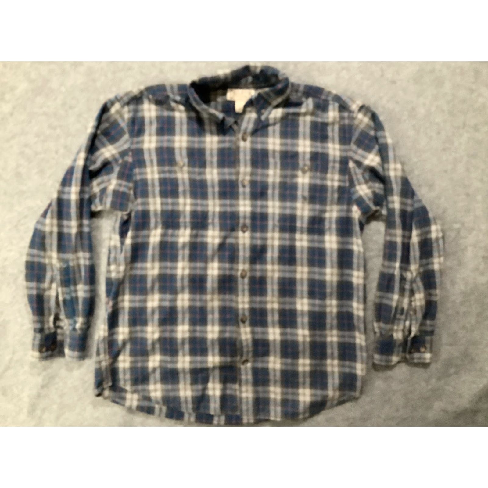 Vintage Duluth Button Up Shirt Mens Large Blue Check Relaxed Fit Casual Long Sleeve Shirt Size US L / EU 52-54 / 3 - 2 Thumbnail