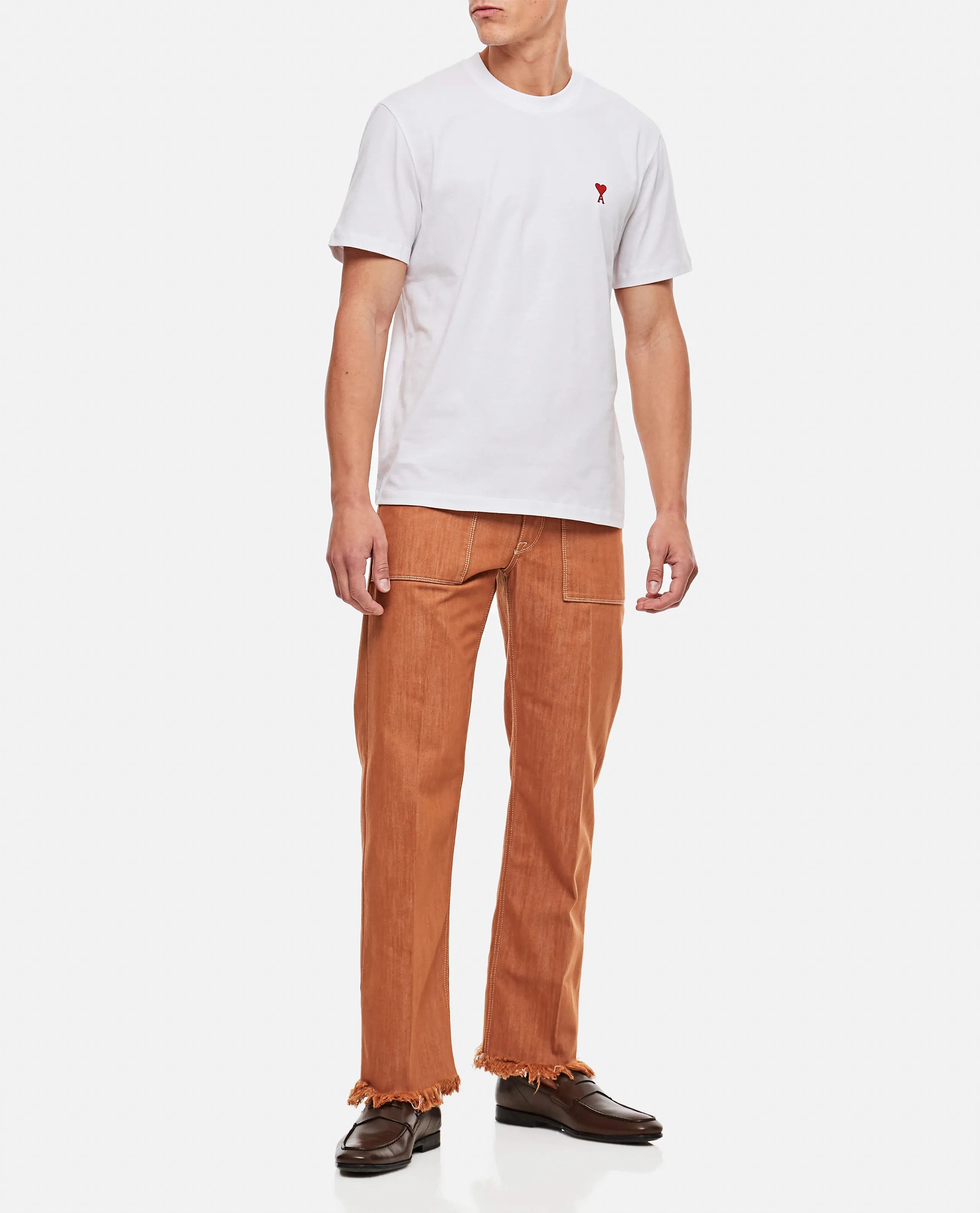Fendi o1loc1c1024 Denim Jeans in Orange Size US 30 / EU 46 - 2 Thumbnail