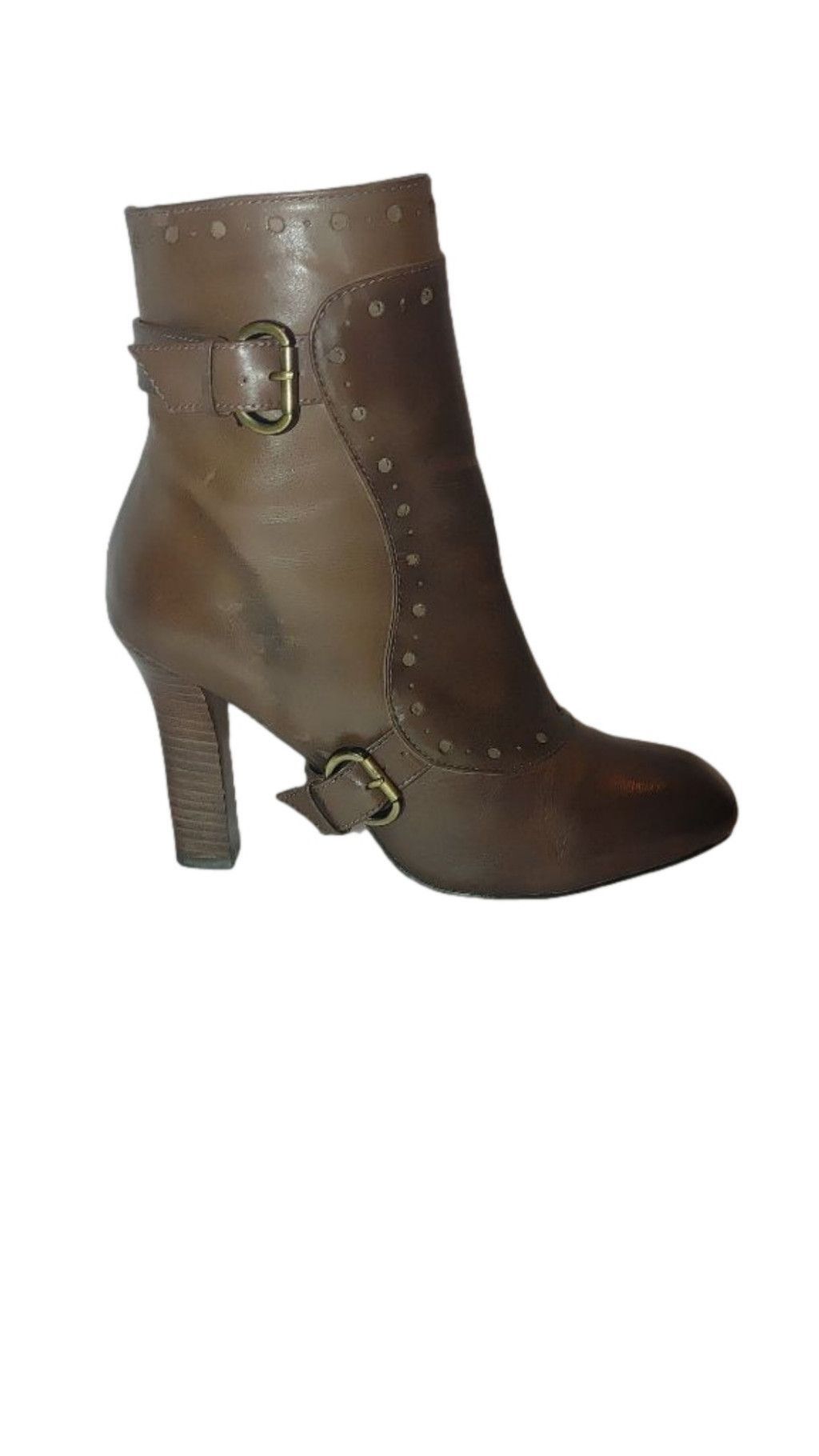Leon Louis Leon Max (Max Studio) Paula Leather Bootie Size 8 Size US 8 / IT 38 - 2 Thumbnail